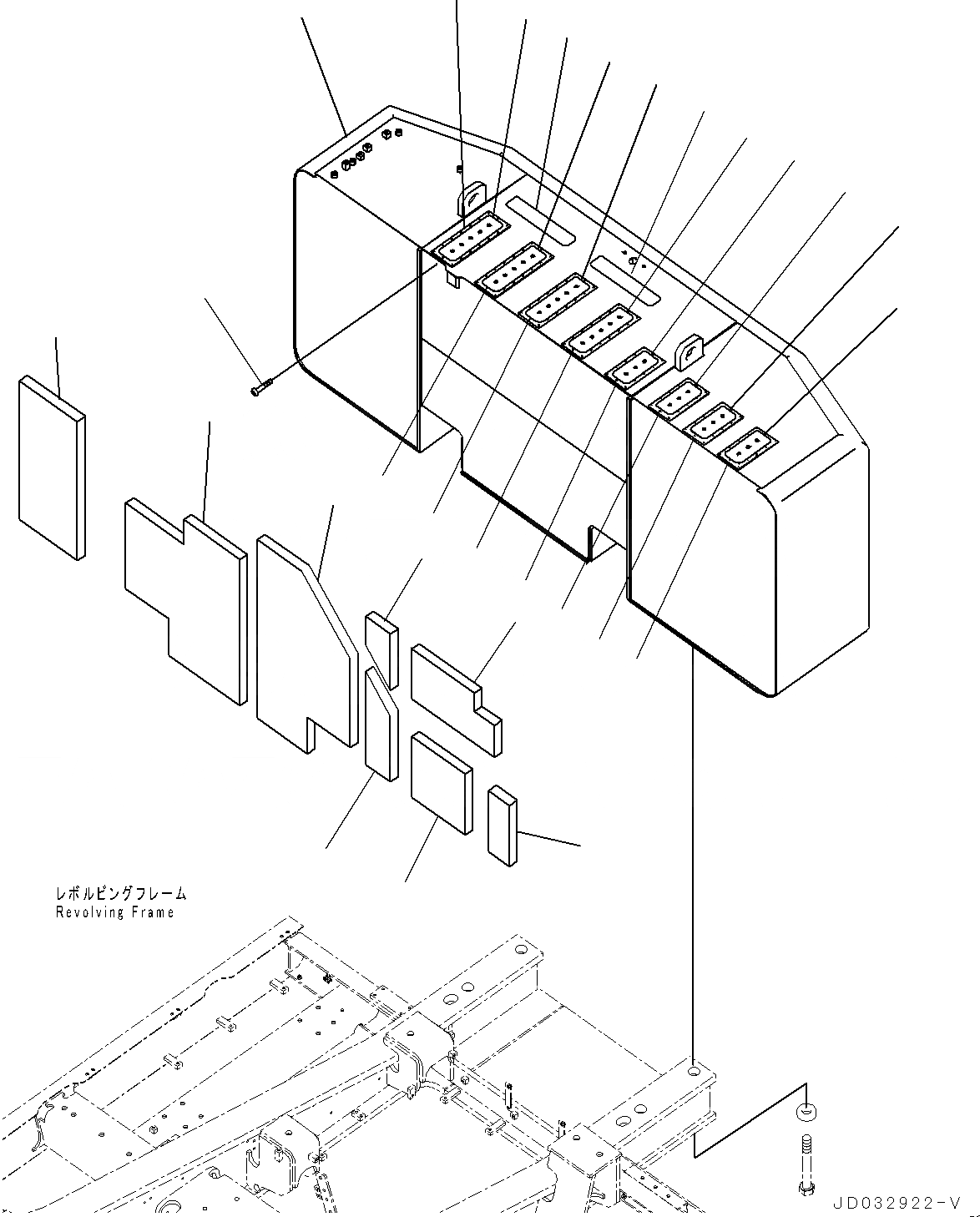 Схема запчастей Komatsu PC600-8E0 - ПРОТИВОВЕС (№-) ПРОТИВОВЕС, ДОПОЛН. ПРОТИВОВЕС