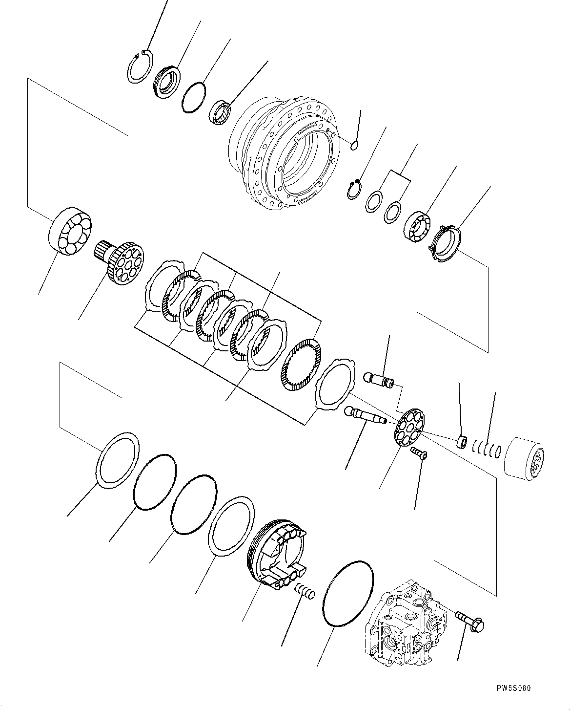 Схема запчастей Komatsu PC600-8E0 - ГУСЕНИЧНАЯ РАМА, МОТОР ХОДА , ПРАВ. (/) (№-) ГУСЕНИЧНАЯ РАМА, ЗАЩИТА ОПОРНЫХ КАТКОВ, ДЛЯ WEAR ЧАСТИ КОРПУСА ДЛЯ CRAWLER РАМА