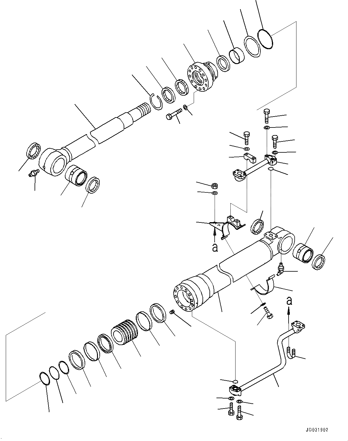 Схема запчастей Komatsu PC600-8E0 - ПРОТИВОВЕС REMOVER, REMOVER ЦИЛИНДР, ПРАВ. (№-) ПРОТИВОВЕС REMOVER