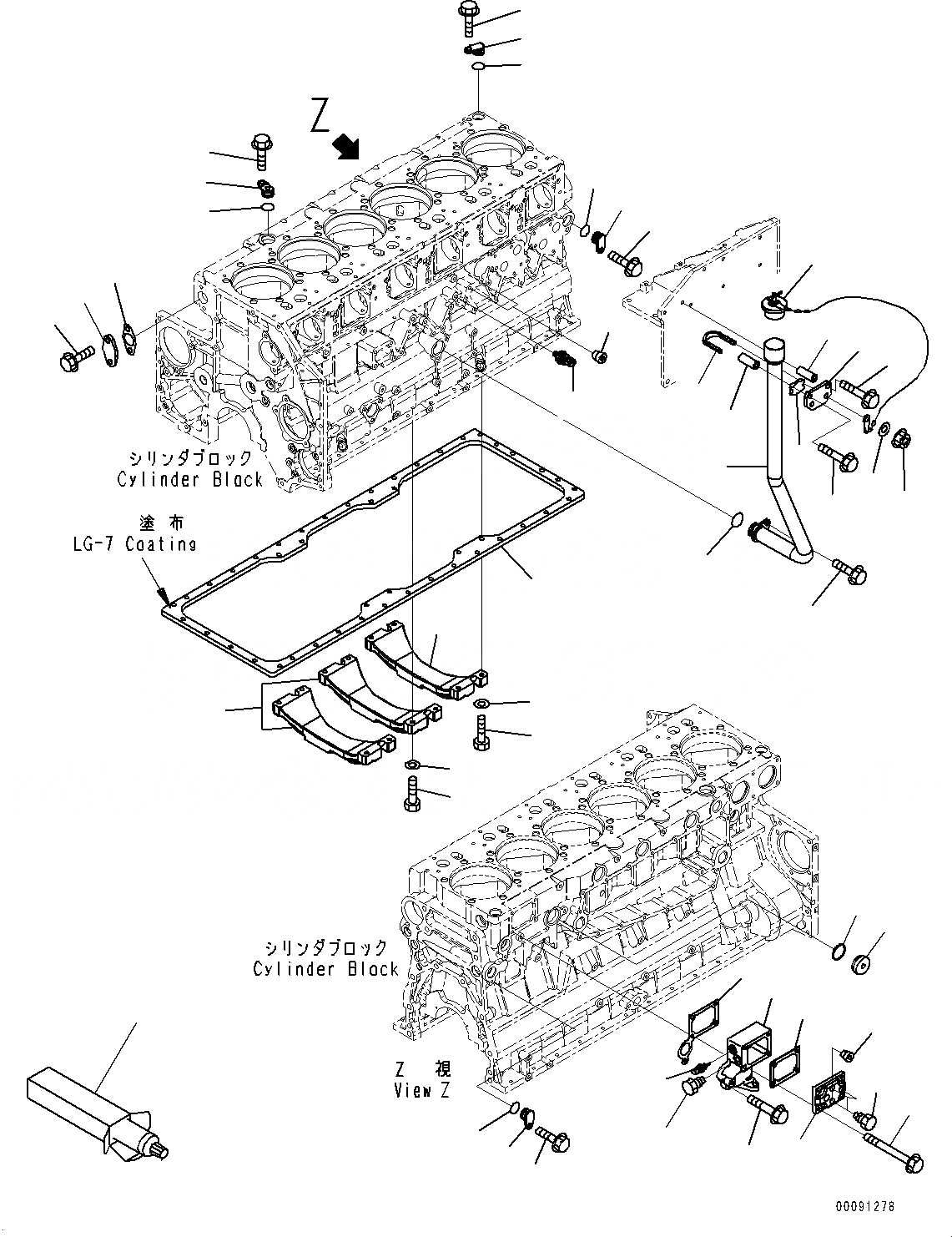 Схема запчастей Komatsu SAA6D140E-5B - ЭЛЕМЕНТЫ БЛОКА ЦИЛИНДРОВ (№98-) ЭЛЕМЕНТЫ БЛОКА ЦИЛИНДРОВ, РАДИО УПРАВЛ-Е СПЕЦ-ЯIFICATION