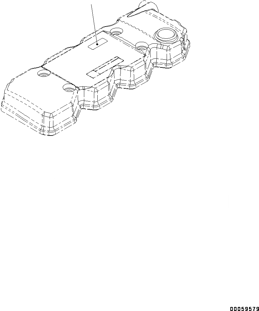 Схема запчастей Komatsu SAA4D107E-1C - ПРЕДУПРЕЖДАЮЩ. МАРКИРОВКАS (№-) ПРЕДУПРЕЖДАЮЩ. МАРКИРОВКАS