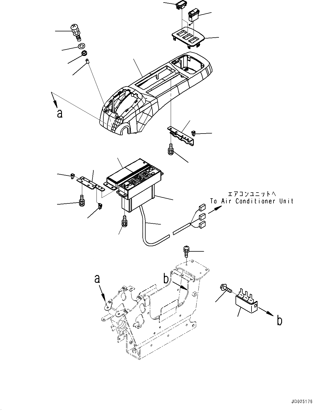 Схема запчастей Komatsu PC1250-8R - ОСНОВН. КОНСТРУКЦИЯ, ПОЛ, КОНСОЛЬ, ЛЕВ. (/) (№-) ОСНОВН. КОНСТРУКЦИЯ, С ПРЯМАЯ ЛОПАТА CONFIGURATION, VHMS