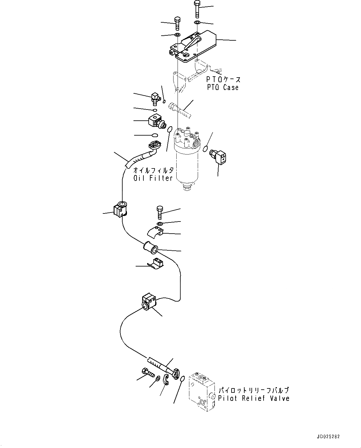 Схема запчастей Komatsu PC1250-8R - ПРОПОРЦИОНАЛЬН. PRESSURE УПРАВЛ-Е (PPC) НАСОС ТРУБЫ, КОМПОНЕНТЫ (№-) ПРОПОРЦИОНАЛЬН. PRESSURE УПРАВЛ-Е (PPC) НАСОС ТРУБЫ, ВЫС.-КРЕПЛЕНИЕ КАБИНЫ, MM