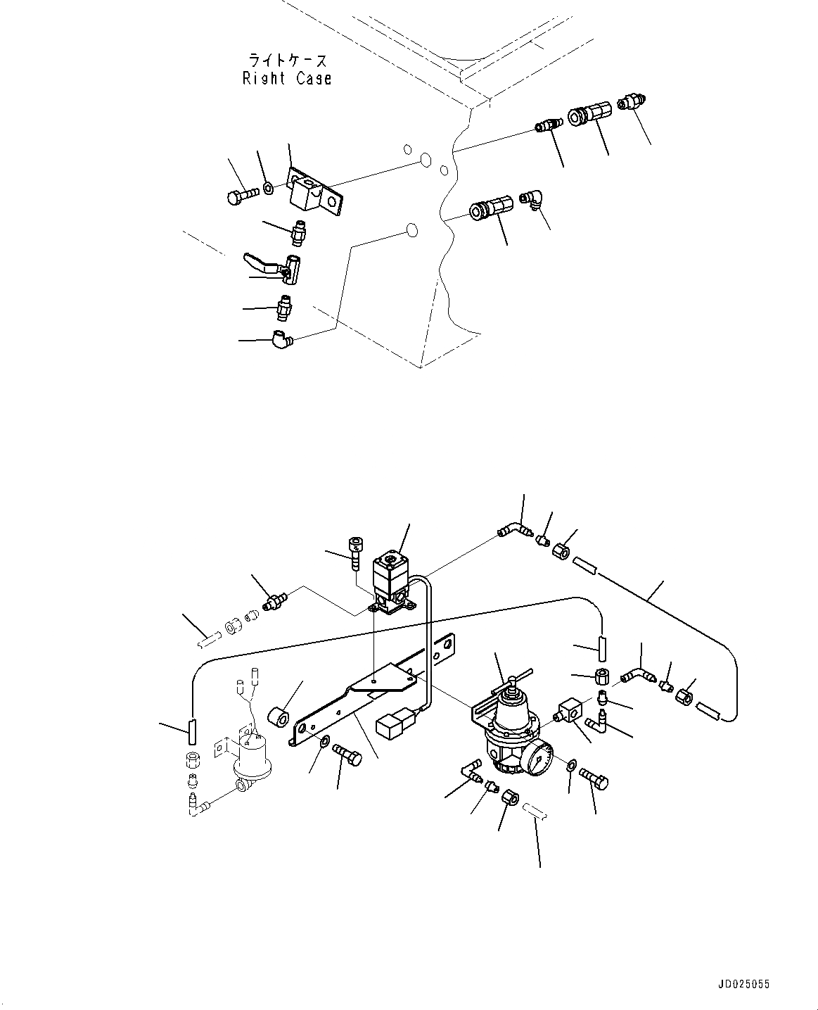 Схема запчастей Komatsu PC1250SP-8R - ВОЗД. СИСТЕМА, ВОЗД. КЛАПАН (№-) ВОЗД. СИСТЕМА, С АВТОМАТИЧ.-СИСТ. СМАЗКИ СИСТЕМА, ДЛЯ СТРАН ЕС ARRANGEMENT