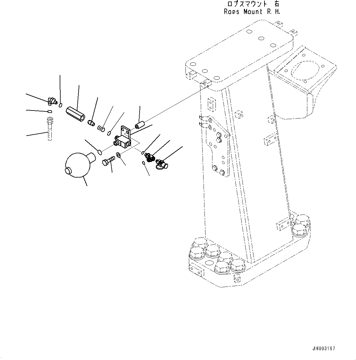 Схема запчастей Komatsu D375A-6R - ПРОПОРЦИОНАЛЬН. PRESSURE УПРАВЛ-Е (PPC) ТРУБЫ, PPC PRESSURE ТРУБЫ (№-) ПРОПОРЦИОНАЛЬН. PRESSURE УПРАВЛ-Е (PPC) ТРУБЫ, ПРОВОДКА, ЧАСТЬ NO. И MANUFACTURING DATE CODE