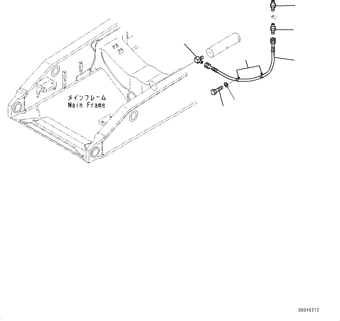 Схема запчастей Komatsu D375A-6R - БАЛКА БАЛАНСИРА И ПОВОРОТН. ШКВОРЕНЬ, СМАЗКА (№-) БАЛКА БАЛАНСИРА И ПОВОРОТН. ШКВОРЕНЬ, ДЛЯ ОТВАЛ С ДВОЙН. ПЕРЕКОСОМ