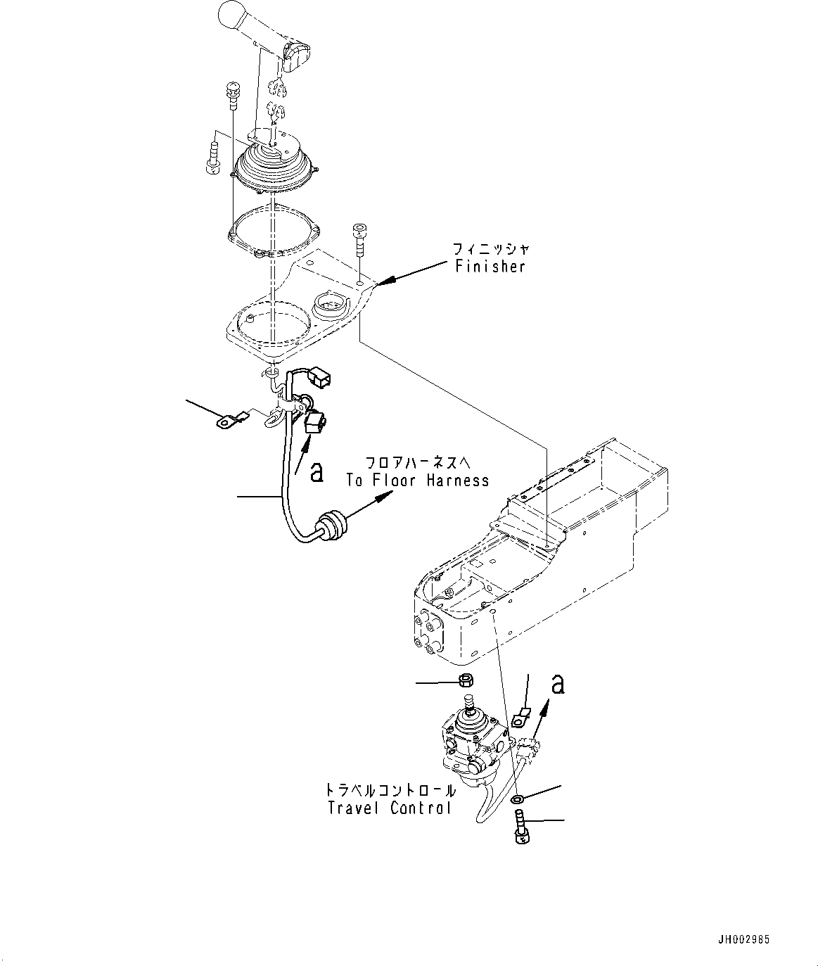 Схема запчастей Komatsu D375A-6R - ОСНОВН. КОНСТРУКЦИЯ, ГИДРОЛИНИЯ ХОДА(№-) ОСНОВН. КОНСТРУКЦИЯ, PROVISION ДЛЯ РЕГУЛИР. ГИГАНТСК. РЫХЛИТ
