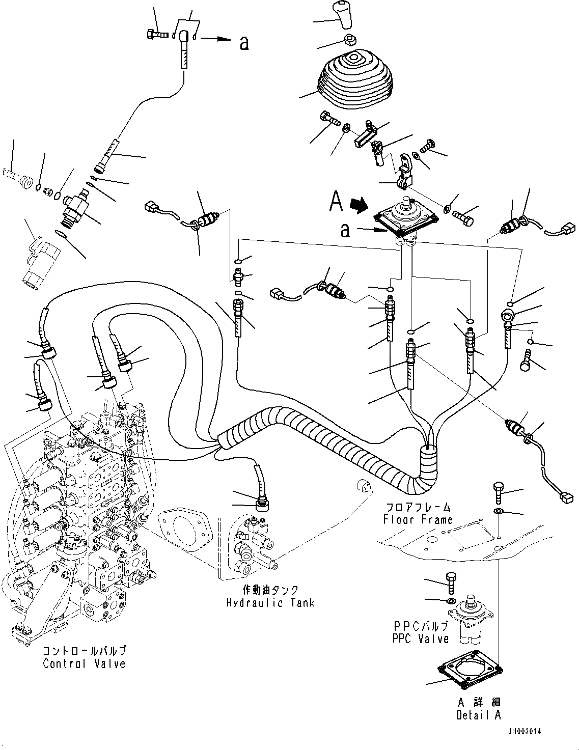 Схема запчастей Komatsu D375A-6R - ОСНОВН. КОНСТРУКЦИЯ, КЛАПАН PPCДЛЯ РЫХЛИТЕЛЬ (/) (№-) ОСНОВН. КОНСТРУКЦИЯ, ОТВАЛ С ДВОЙН. ПЕРЕКОСОМ, С VHMS, PROVISION ДЛЯ РЕГУЛИР. ГИГАНТСК. РЫХЛИТ