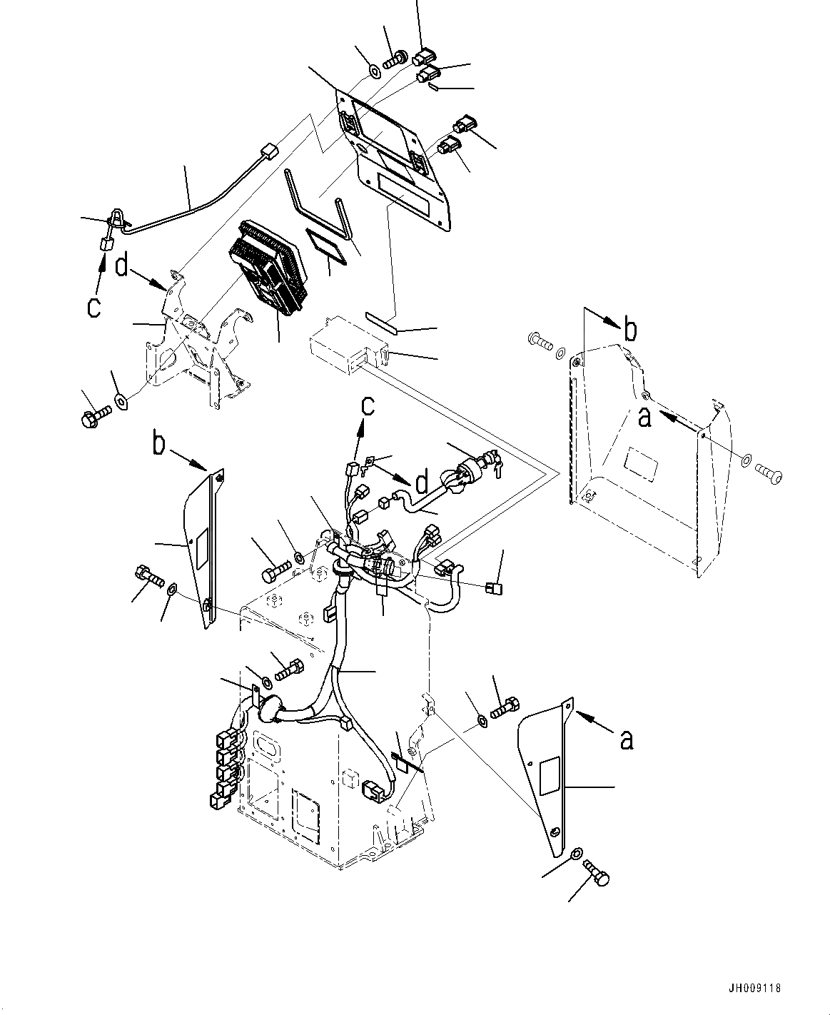 Схема запчастей Komatsu D375A-6R - ПРИБОРНАЯ ПАНЕЛЬ, ПРИБОРНАЯ ПАНЕЛЬ, МОНИТОР И ПРОВОДКА (№7-) ПРИБОРНАЯ ПАНЕЛЬ, С ЗАСЛОНКА РАДИАТОРА, РЕВЕРСИВНЫЙ ВЕНТИЛЯТОР ДЛЯ RUSSIA