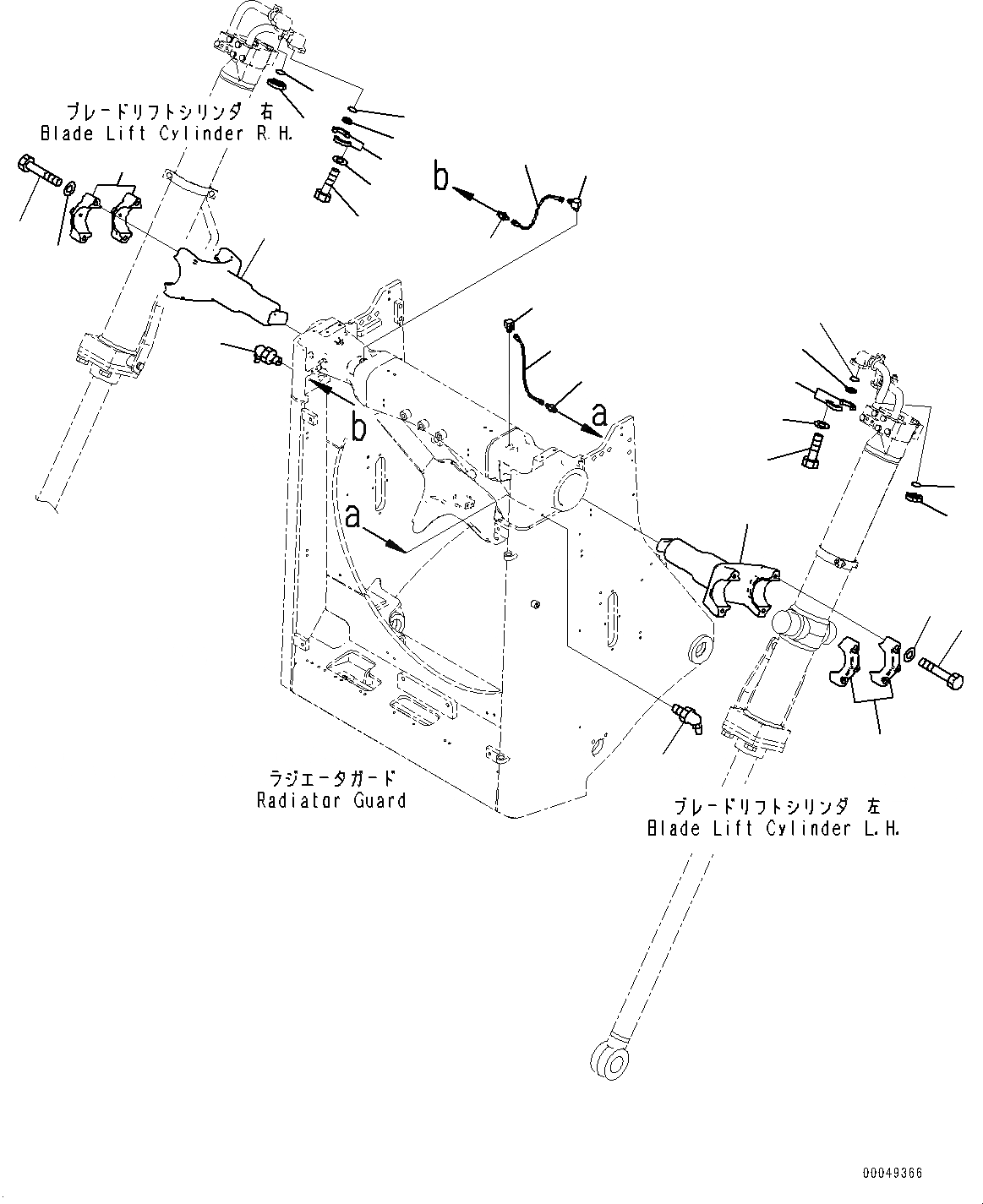 Схема запчастей Komatsu D375A-6R - ЗАЩИТА РАДИАТОРА, ЦИЛИНДР ПОДЪЕМА ОТВАЛА ВИЛКА (№7-) ЗАЩИТА РАДИАТОРА, С ЗАСЛОНКА РАДИАТОРА, РЕВЕРСИВНЫЙ ВЕНТИЛЯТОР ДЛЯ RUSSIA