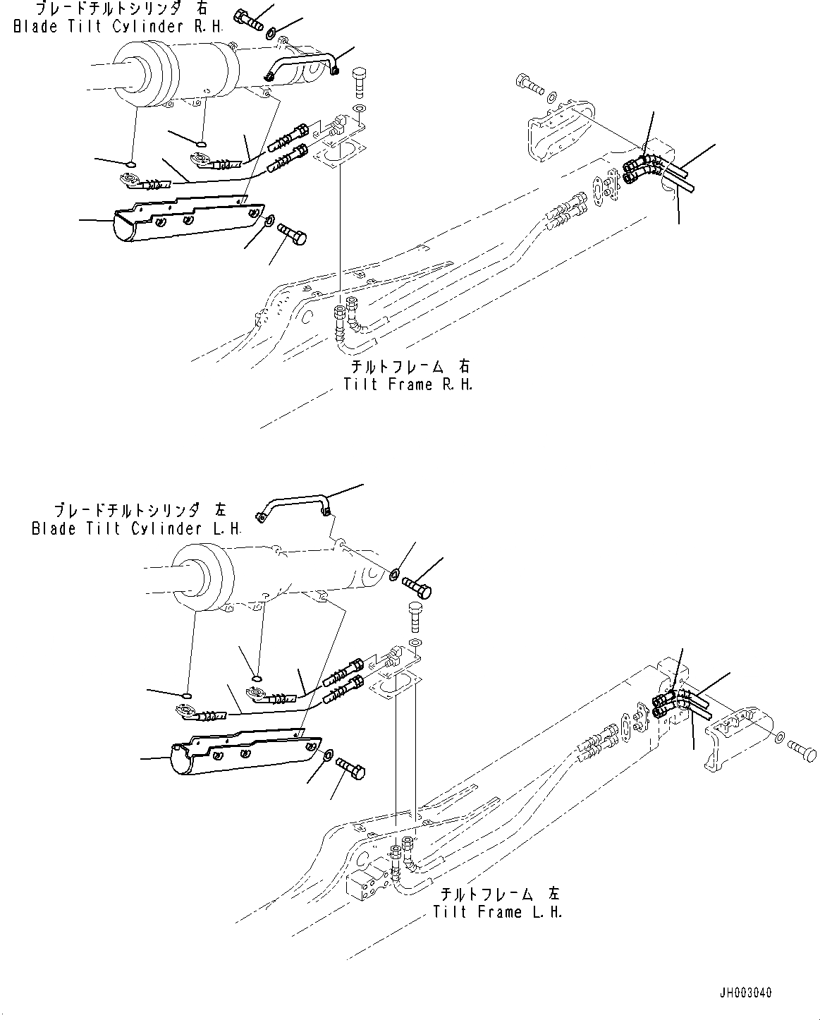 Схема запчастей Komatsu D375A-6R - DOZER ЦИЛИНДР ПЕРЕКОСА ОТВАЛА ТРУБЫ (№-) DOZER ЦИЛИНДР ПЕРЕКОСА ОТВАЛА ТРУБЫ, ДЛЯ MACHINE С ОТВАЛ С ДВОЙН. ПЕРЕКОСОМ