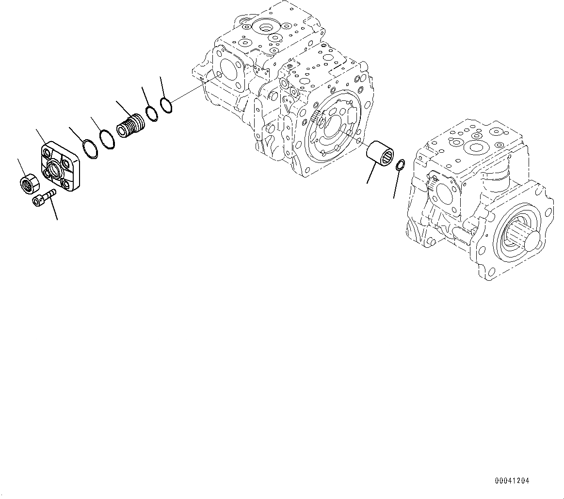 Схема запчастей Komatsu D475ASD-5E0 - ПОРШЕНЬ НАСОС, ВНУТР. ЧАСТИ (9/) (№7-) ПОРШЕНЬ НАСОС