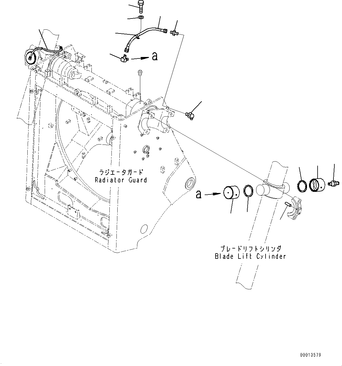 Схема запчастей Komatsu D475ASD-5E0 - ЦИЛИНДР ПОДЪЕМА ОТВАЛА (№7-) ЦИЛИНДР ПОДЪЕМА ОТВАЛА