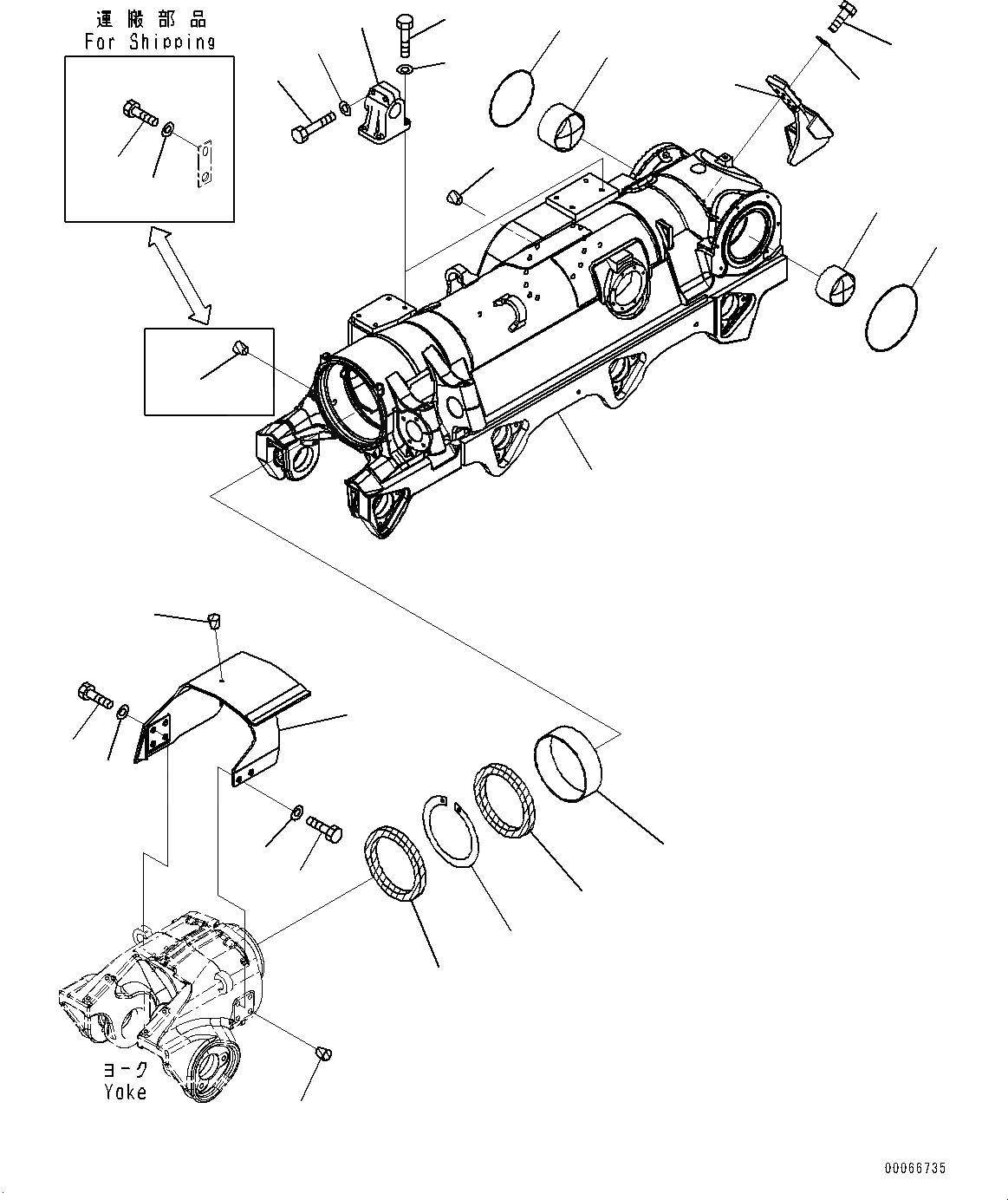 Схема запчастей Komatsu D475ASD-5E0 - ГУСЕНИЧНАЯ РАМА, ПРАВ. (№7-7) ГУСЕНИЧНАЯ РАМА, С ЗАЩИТА ОПОРНЫХ КАТКОВ, ДЛЯ ХОЛОДН. AREA СПЕЦ-ЯIFICATION A (- DEG C)