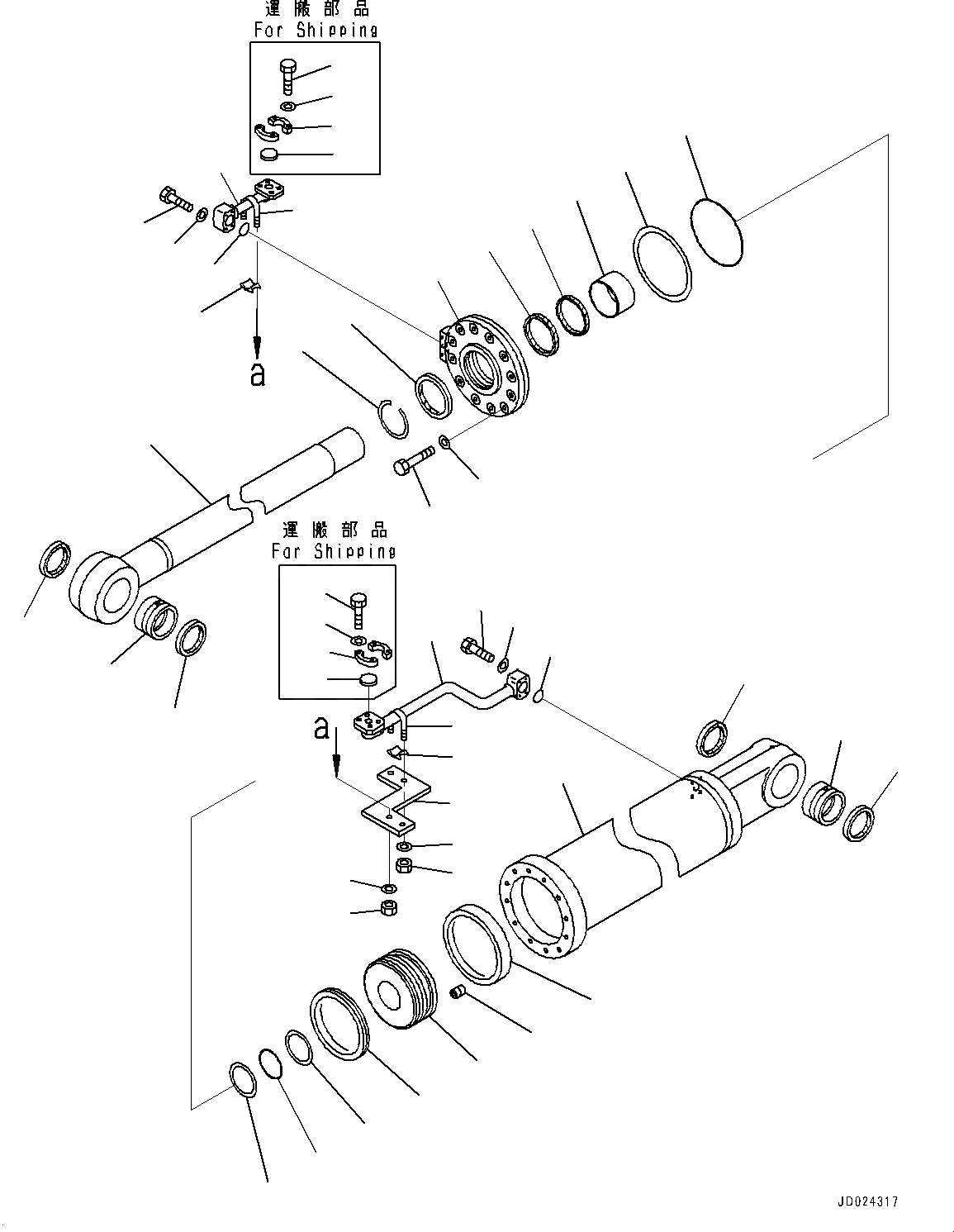 Схема запчастей Komatsu D475ASD-5E0 - РЫХЛИТЕЛЬ, ГИДРОЦИЛИНДР ПОДЪЕМА, ПРАВ. (№7-) РЫХЛИТЕЛЬ, С РЕГУЛИР. ГИГАНТСК. РЫХЛИТ