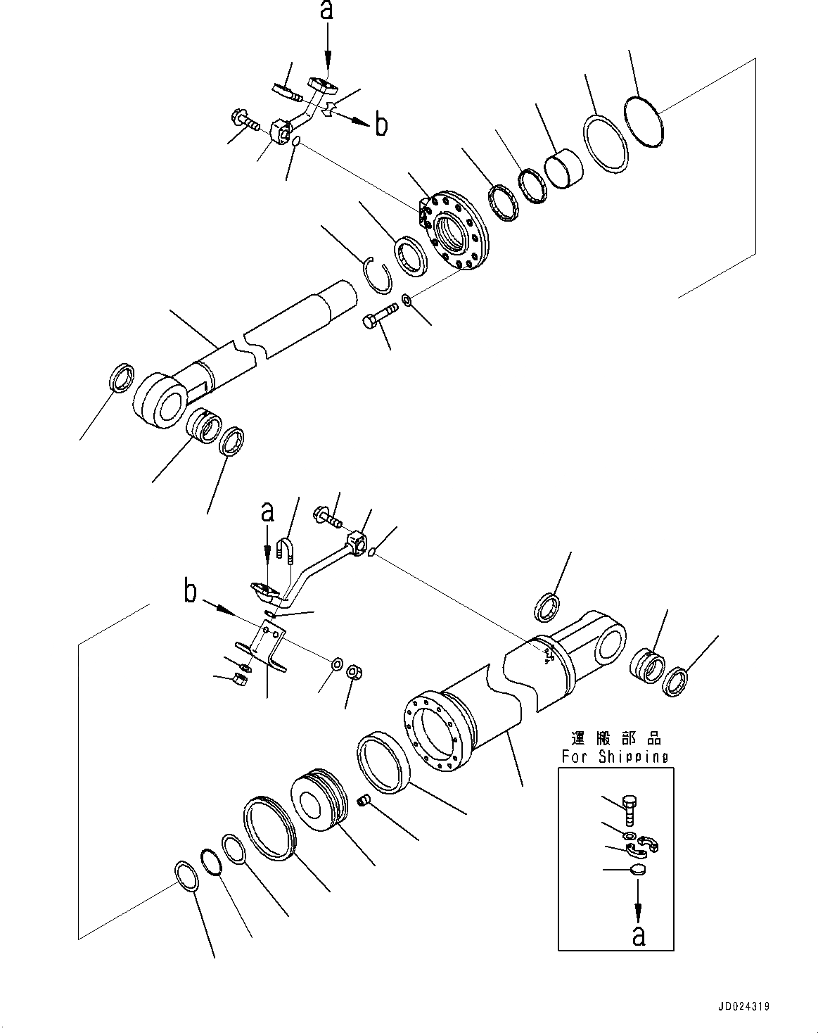Схема запчастей Komatsu D475ASD-5E0 - РЫХЛИТЕЛЬ, ЦИЛИНДР ПЕРЕКОСА, ПРАВ. (№7-) РЫХЛИТЕЛЬ, УДЛИНН. ПРОТЕКТОР