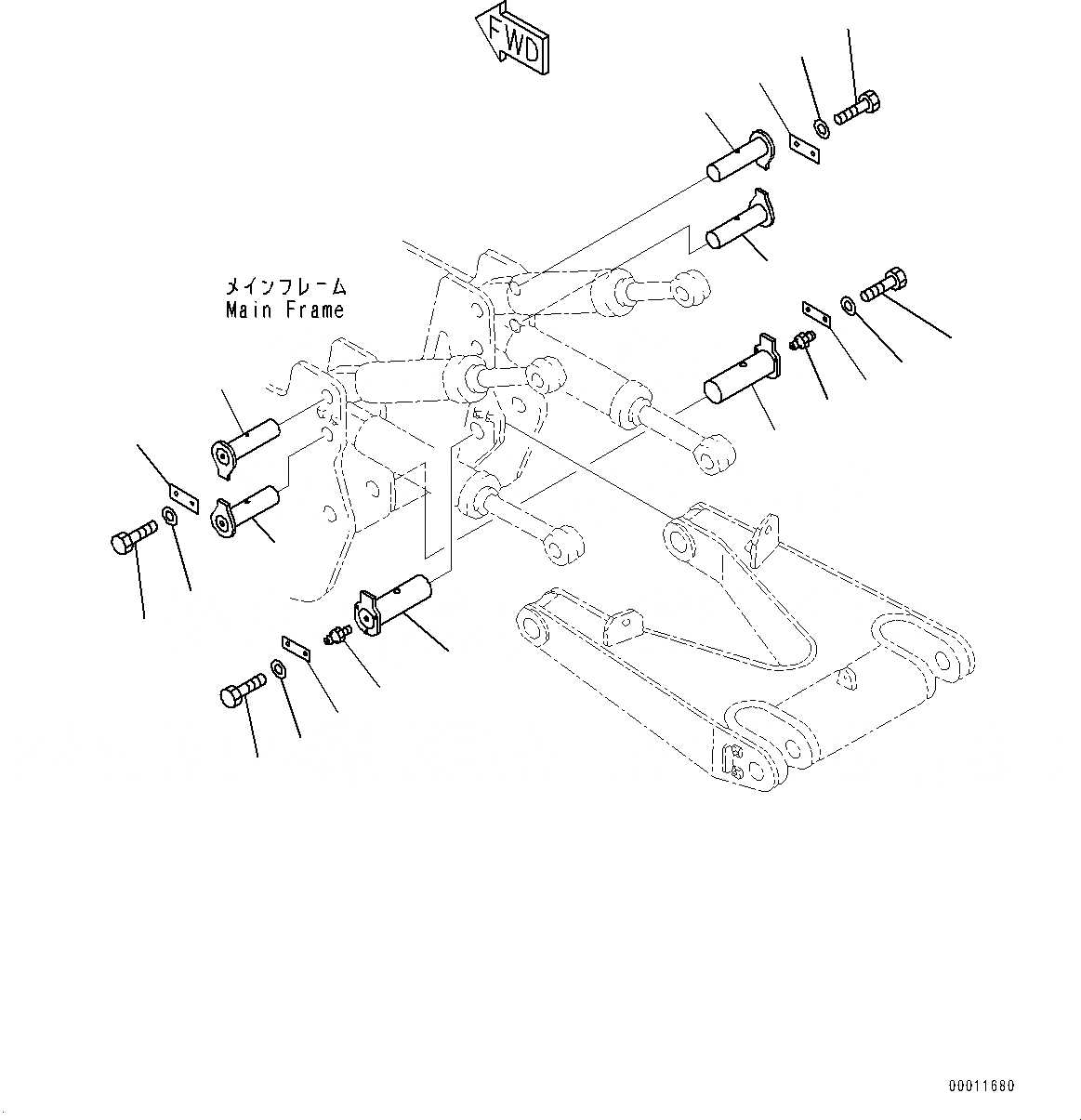 Схема запчастей Komatsu D475ASD-5E0 - РЫХЛИТЕЛЬ (№7-) РЫХЛИТЕЛЬ, УДЛИНН. ПРОТЕКТОР