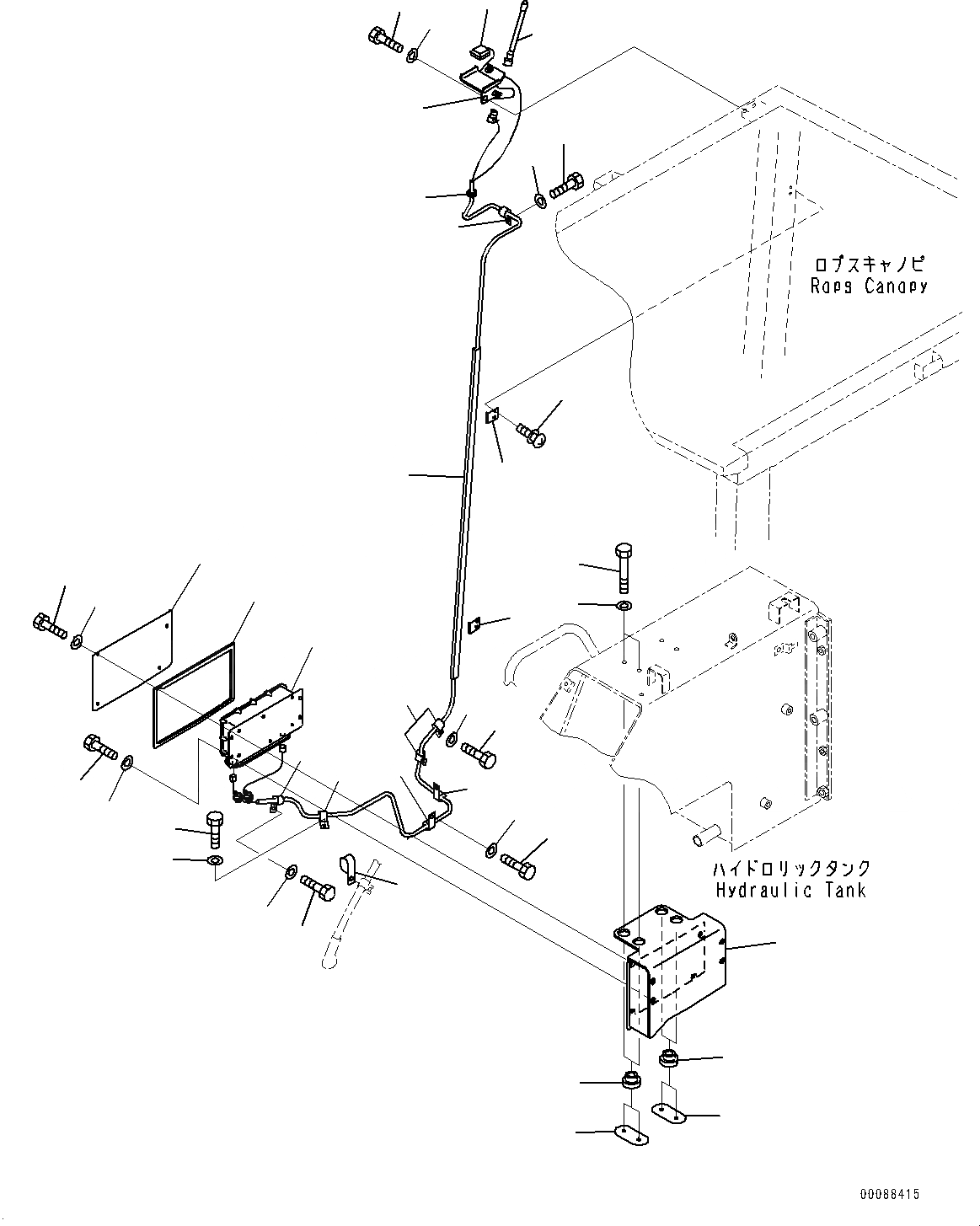 Схема запчастей Komatsu D21A-8E0 - KOMTRAX КОНТРОЛЛЕР И ПРОВОДКА (№9-) KOMTRAX КОНТРОЛЛЕР И ПРОВОДКА, ORBCOMM ТИП
