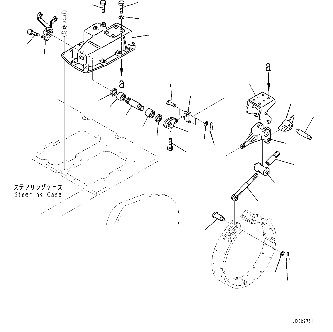 Схема запчастей Komatsu D21A-8E0 - РУЛЕВ. УПРАВЛЕНИЕ ТОРМОЗ., COVER, ЛЕВ. (№9-) РУЛЕВ. УПРАВЛЕНИЕ ТОРМОЗ., С MONO РЫЧАГ УПРАВЛЕНИЯ ПОВОРОТОМ