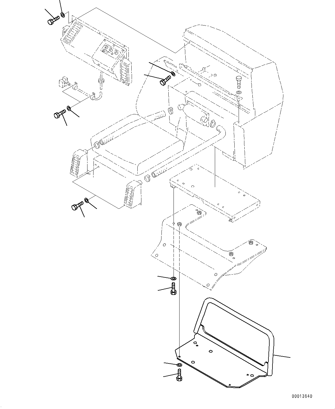 Схема запчастей Komatsu D21A-8E0 - БЛОК КОНДИЦИОНЕРА, ЧАСТИ КОРПУСА (№9-) БЛОК КОНДИЦИОНЕРА, С MONO РЫЧАГ РУЛЕВ. УПРАВЛЕНИЕ