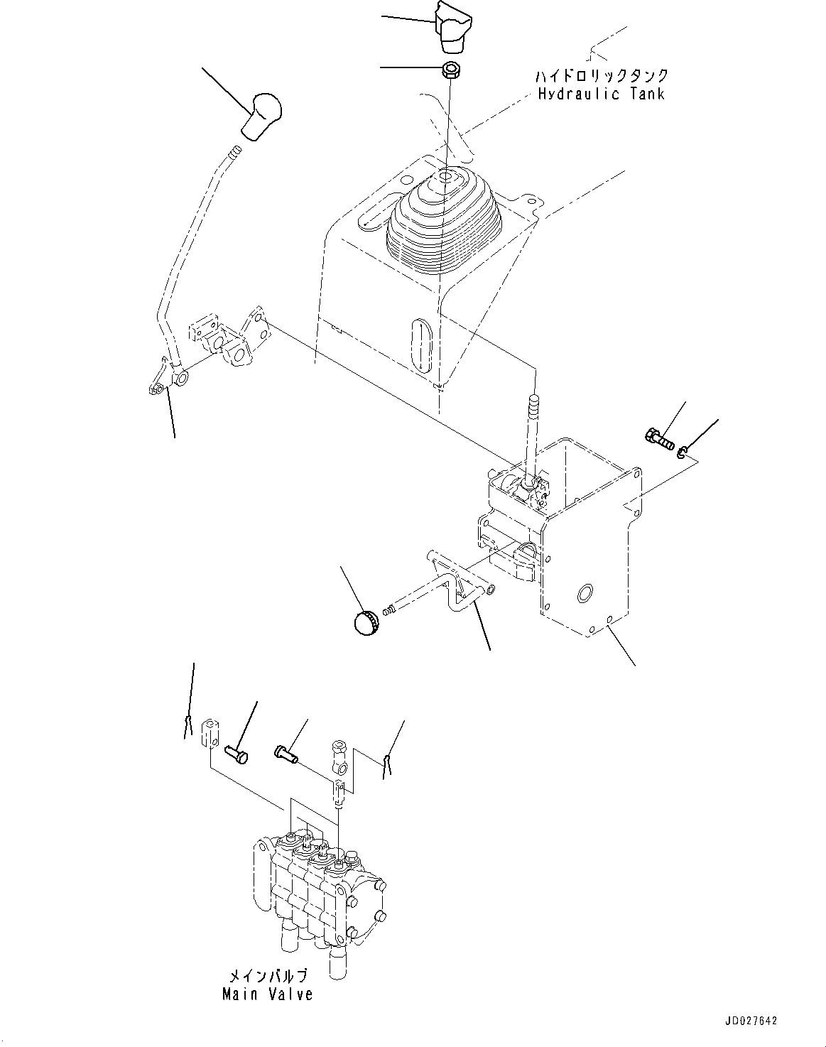Схема запчастей Komatsu D21A-8E0 - DOZER РЫЧАГ УПРАВЛ-Я И МЕХАНИЗМ, РЫЧАГ УПРАВЛЕНИЯ РАБОЧИМ ОБОРУДОВАНИЕМ МЕХАНИЗМ (№9-) DOZER РЫЧАГ УПРАВЛ-Я И МЕХАНИЗМ, PROVISION ДЛЯ -POINT СЦЕПКА, БЕЗ КАБИНА ROPS