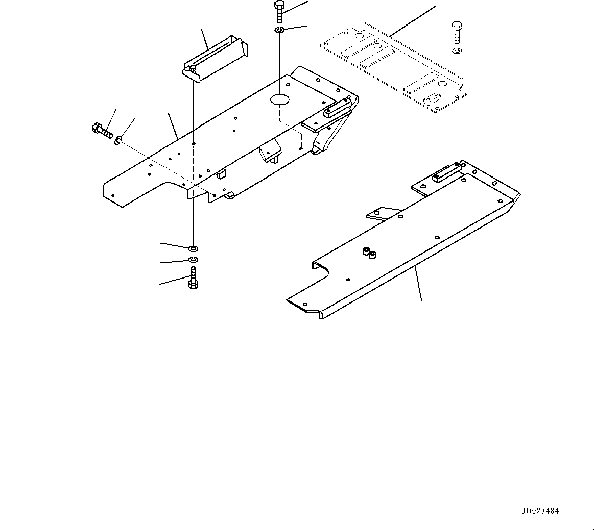 Схема запчастей Komatsu D21A-8E0 - КРЫЛО (№9-) КРЫЛО, БЕЗ -POINT СЦЕПКА