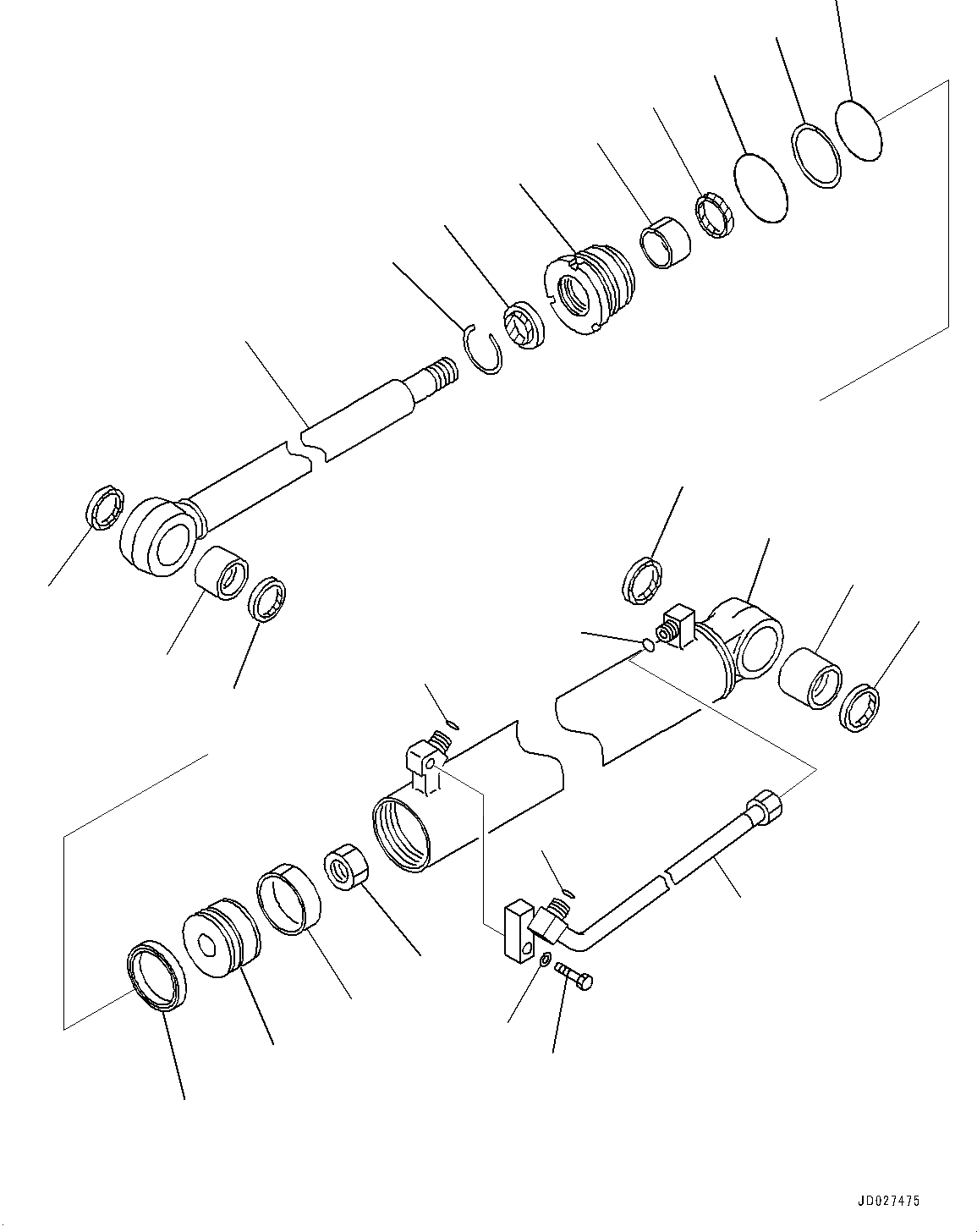 Схема запчастей Komatsu D21A-8E0 - DOZER ЦИЛИНДР ПОДЪЕМА ОТВАЛА, ЛЕВ. (№9-) DOZER ЦИЛИНДР ПОДЪЕМА ОТВАЛА, С ПОВОРОТН. ОТВАЛ С ИЗМ. УГЛОМ DOZER