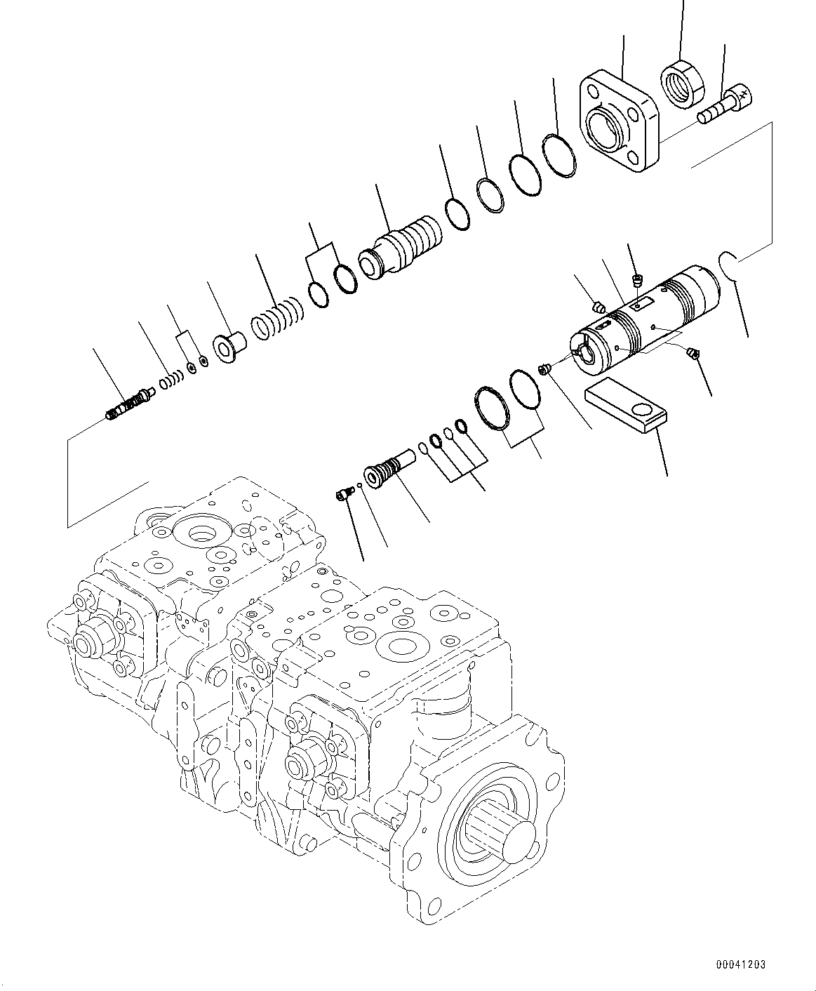 Схема запчастей Komatsu D475ASD-5E0 - ПОРШЕНЬ НАСОС, ВНУТР. ЧАСТИ (8/) (№7-) ПОРШЕНЬ НАСОС