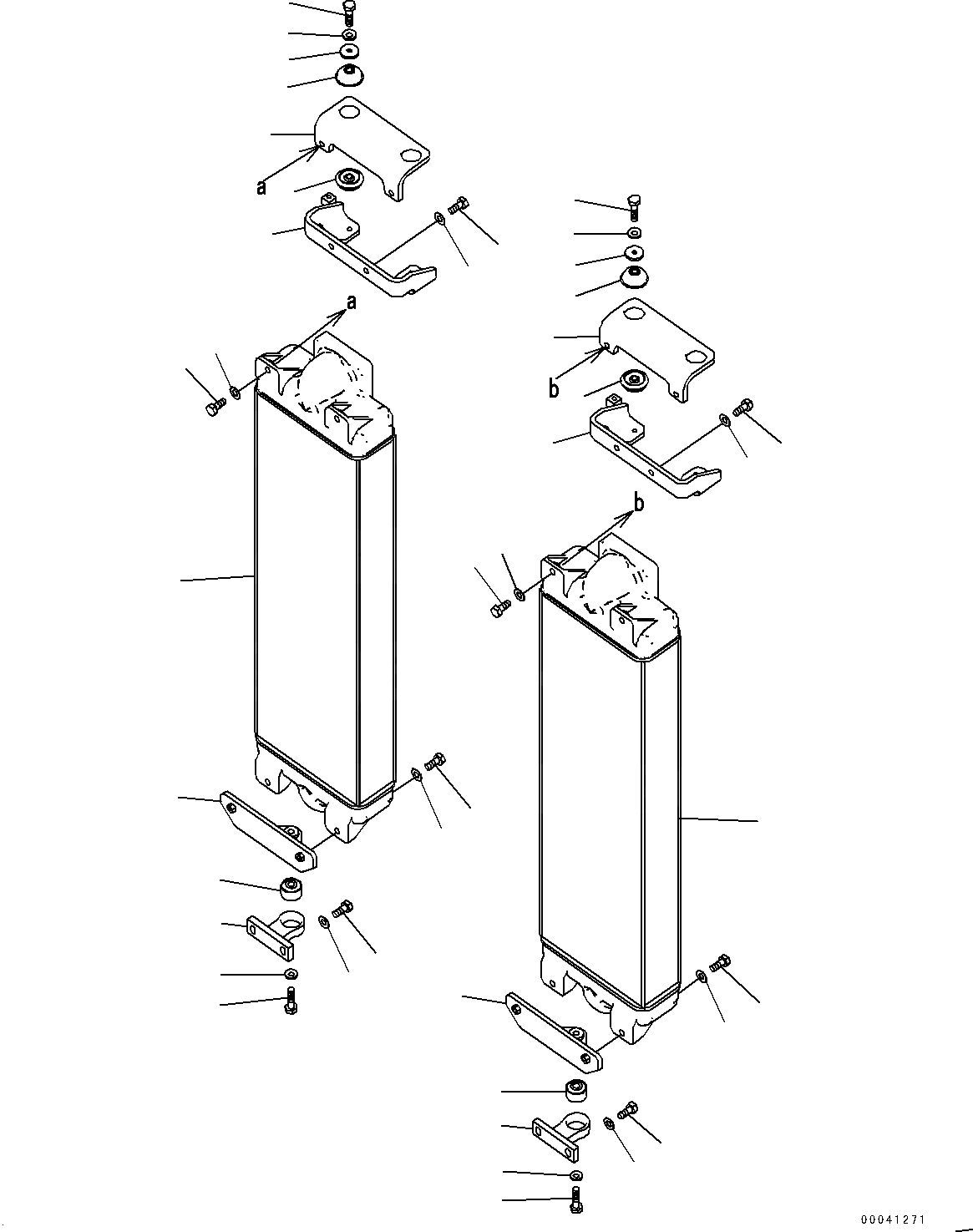 Схема запчастей Komatsu D475ASD-5E0 - ЗАЩИТА РАДИАТОРА, ПОСЛЕОХЛАДИТЕЛЬ (№7-) ЗАЩИТА РАДИАТОРА, MINING СПЕЦ-ЯIFICATION