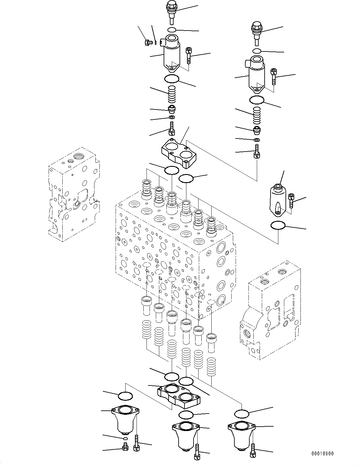 Схема запчастей Komatsu D475ASD-5E0 - КРЫЛО, УПРАВЛЯЮЩ. КЛАПАН (/) (№8-) КРЫЛО, OPERATOR COMДЛЯT IMPROVEMENT ДЛЯ KAL