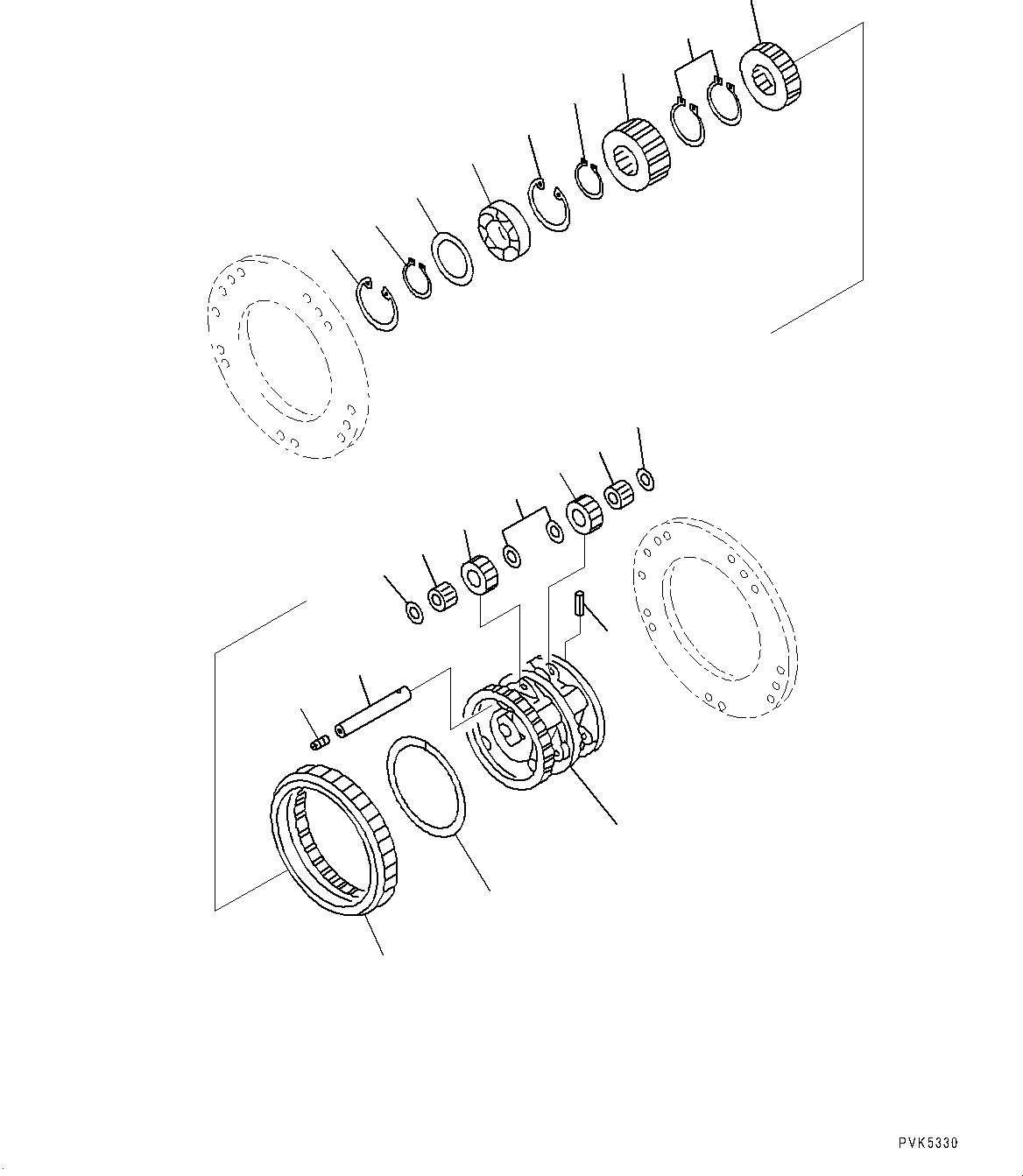 Схема запчастей Komatsu D21P-8E0 - ТРАНСМИССИЯ, НЕСУЩИЙ ЭЛЕМЕНТ (/) (№9-) ТРАНСМИССИЯ, С ПЕРЕД. - РЕВЕРС ТРАНСМИССИЯ