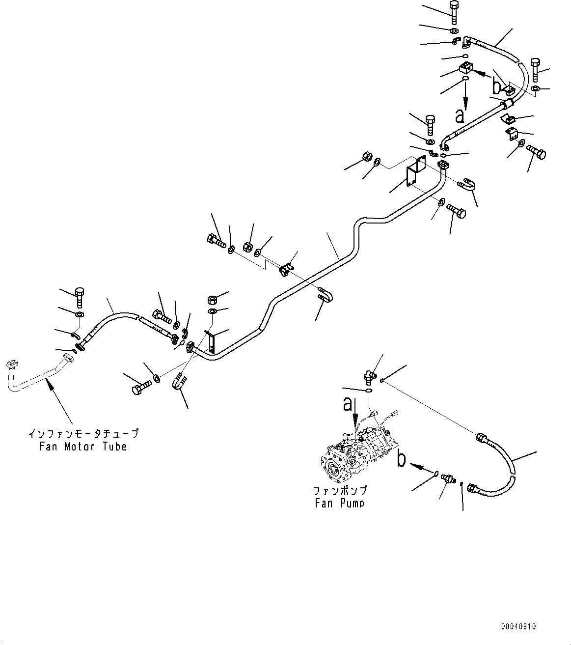 Схема запчастей Komatsu D475A-5E0 - ВЕНТИЛЯТОР ОХЛАЖДЕНИЯ ПРИВОД ТРУБЫ, ПОДАЮЩ. ТРУБЫ (№7-) ВЕНТИЛЯТОР ОХЛАЖДЕНИЯ ПРИВОД ТРУБЫ