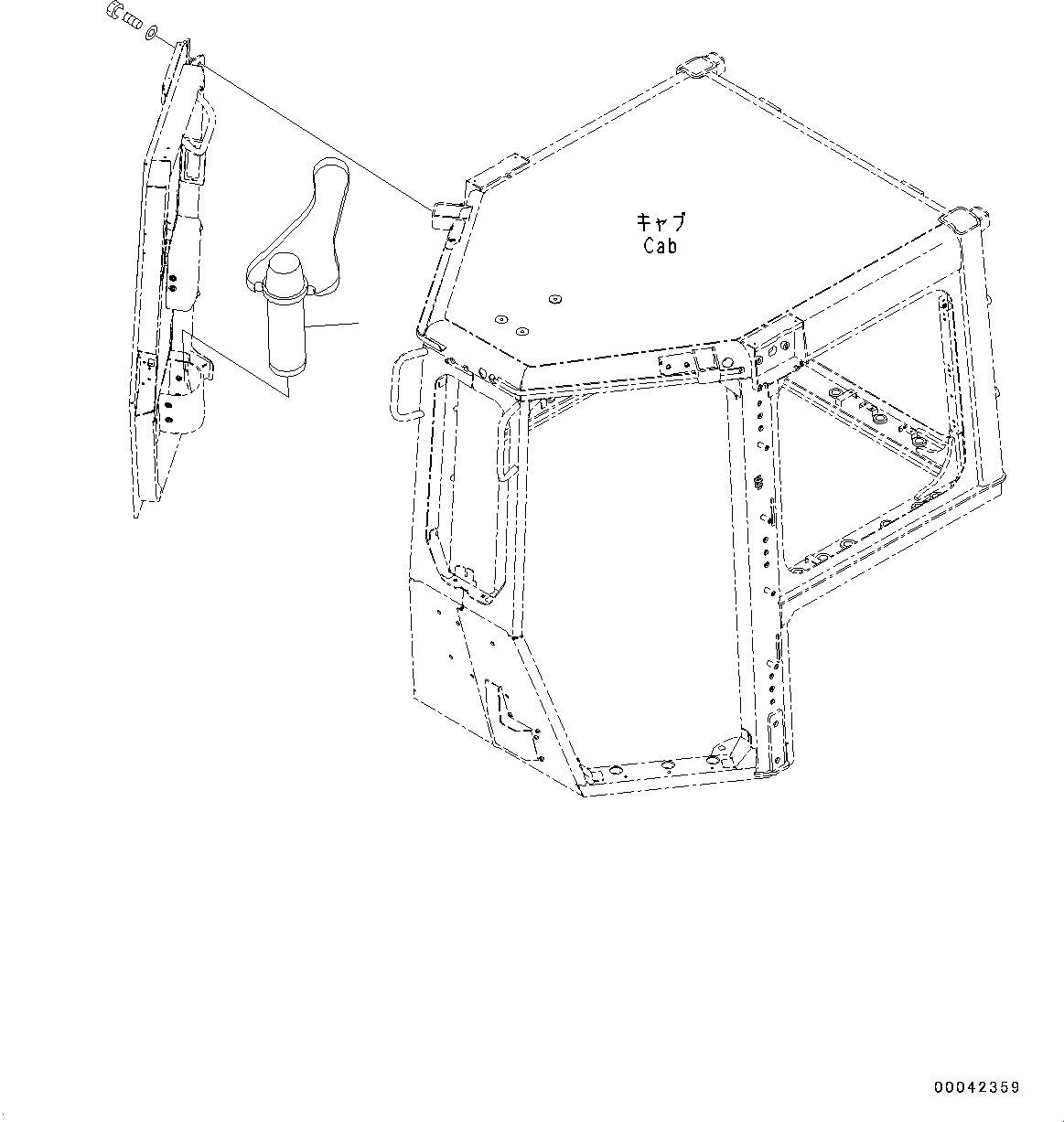 Схема запчастей Komatsu D475A-5E0 - ТЕРМОС (№7-) ТЕРМОС