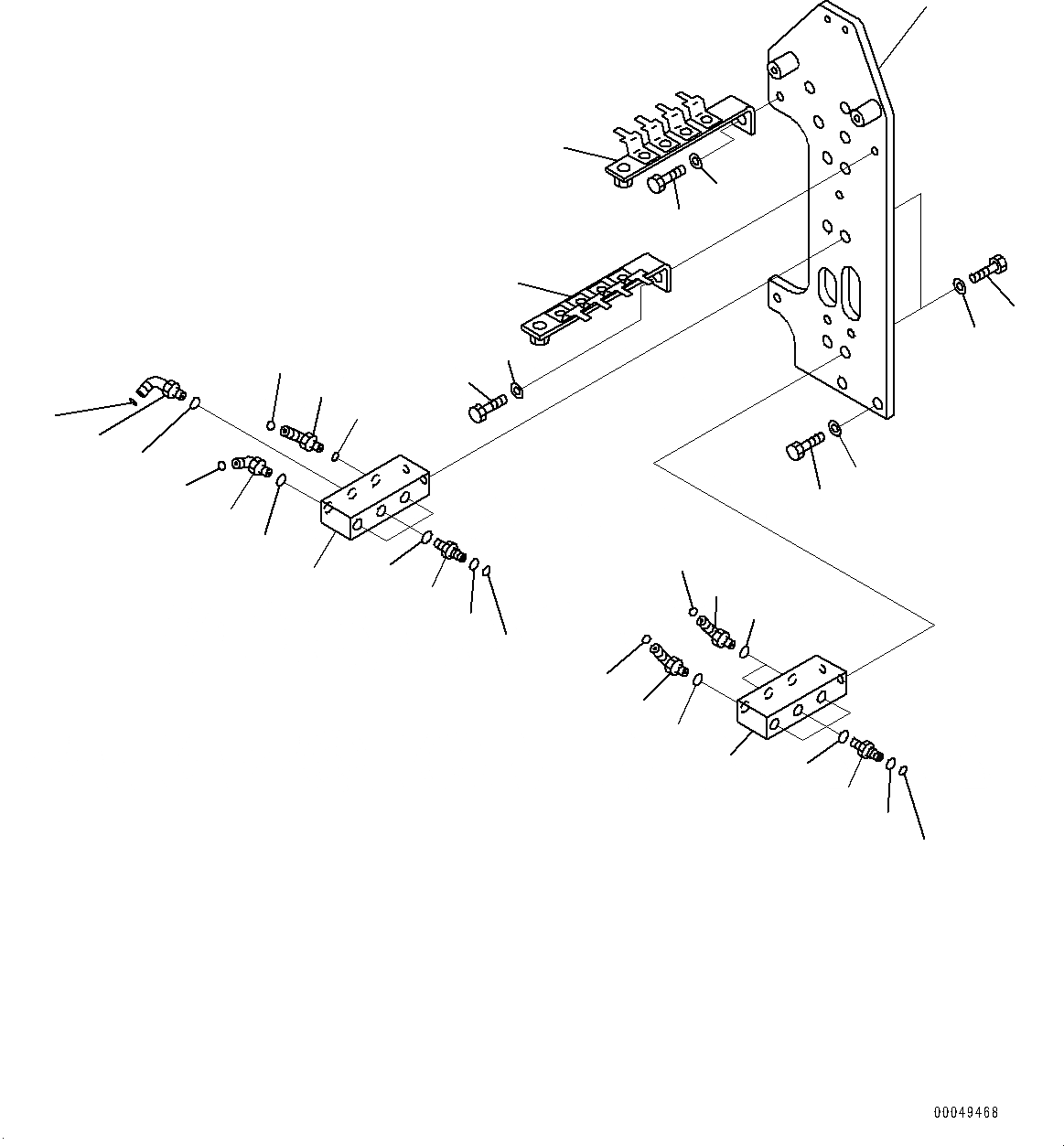 Схема запчастей Komatsu D475A-5E0 - КРЫЛО, PPC БЛОК (/) (№7-) КРЫЛО, ВЫСОК. ЕМК. АККУМУЛЯТОР