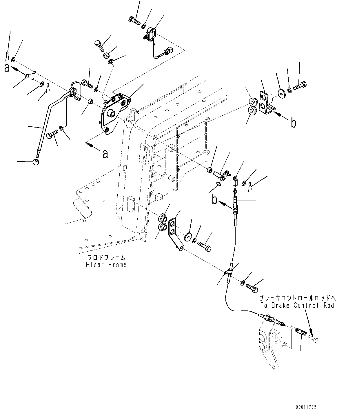 Схема запчастей Komatsu D475A-5E0 - ОСНОВН. КОНСТРУКЦИЯ, РЫЧАГ СТОЯНОЧНОГО ТОРМОЗА (№7-) ОСНОВН. КОНСТРУКЦИЯ, ДЛЯ РЕГУЛИР. DIGGING ANGLE ГИГАНТСК. РЫХЛИТ, ОТВАЛ С ДВОЙН. ПЕРЕКОСОМ, SHOE КОНТРОЛЬ ПРОСКАЛЬЗ-Я, MINING СПЕЦ-ЯIFICATION