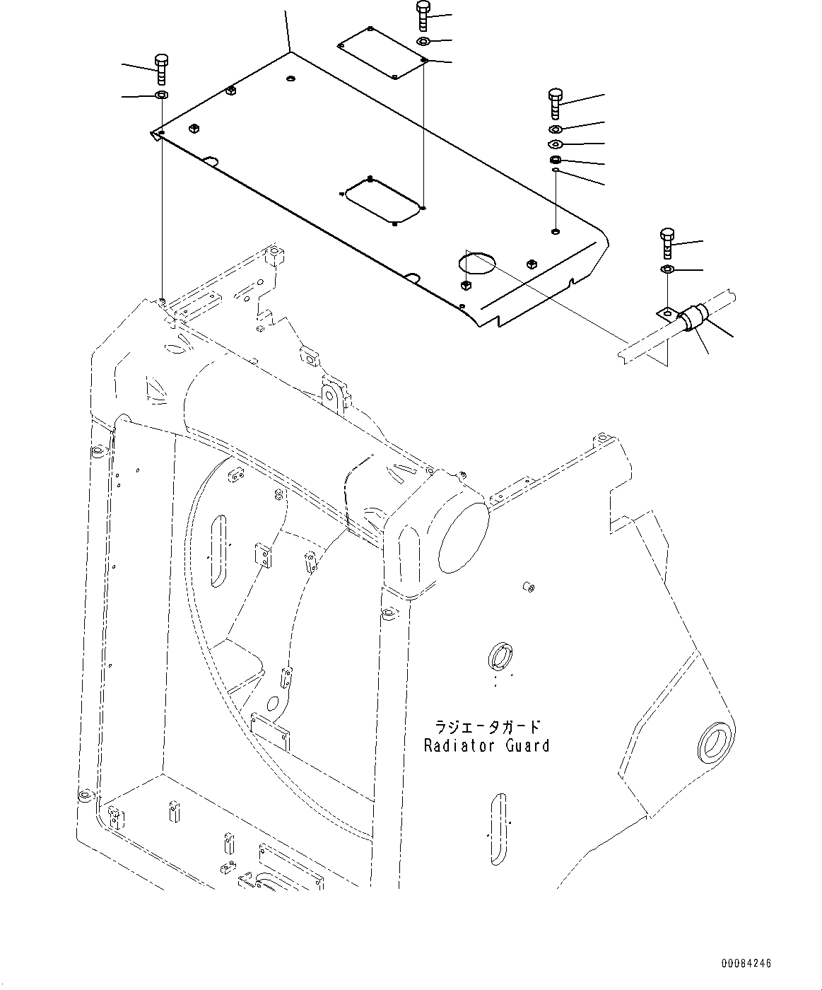 Схема запчастей Komatsu D475A-5E0 - РАДИАТОР  РАЗНОЕ ЧАСТИ, РАДИАТОР КРЫШКА(№7-) РАДИАТОР  РАЗНОЕ ЧАСТИ, MINING СПЕЦ-ЯIFICATION