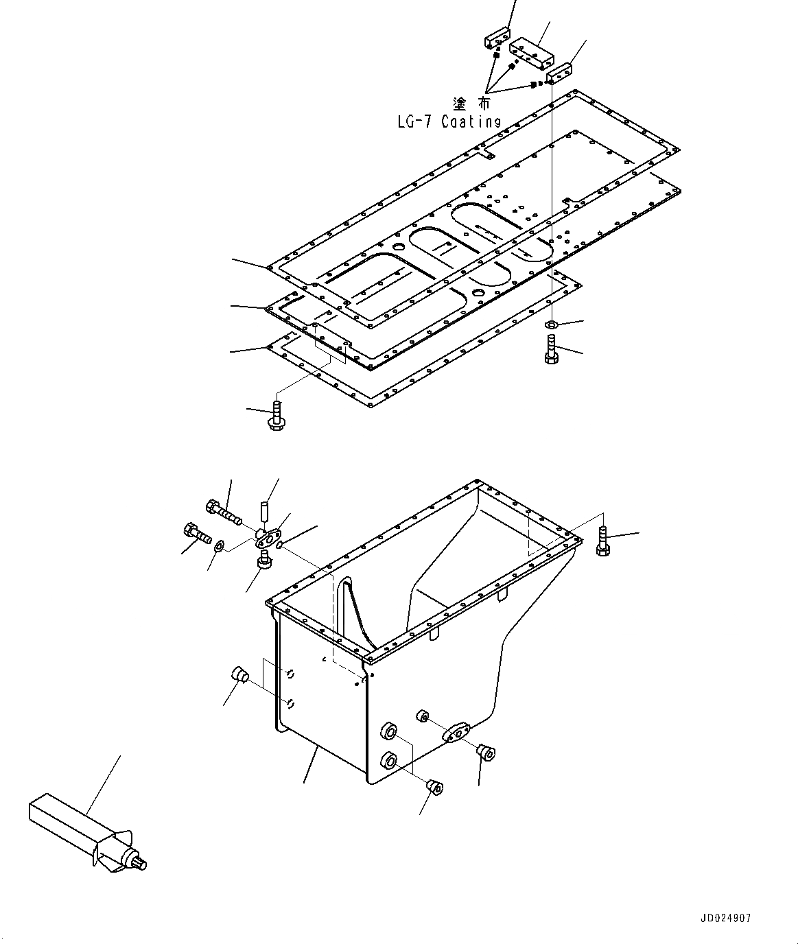 Схема запчастей Komatsu SAA12V140E-3A - МАСЛЯНЫЙ ПОДДОН И ВСАСЫВАЮЩИЙ ПАТРУБОК, ОБОГРЕВ. МАСЛ. ПОДДОНА (№77-) МАСЛЯНЫЙ ПОДДОН И ВСАСЫВАЮЩИЙ ПАТРУБОК, МАСЛ. И ХЛАДАГЕНТ БЫСТР. ЗАПРАВ.