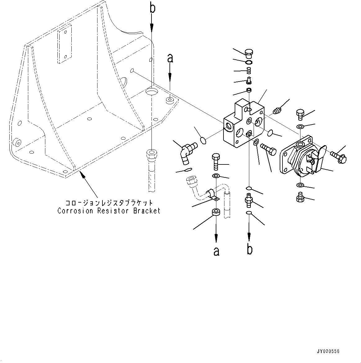 Схема запчастей Komatsu SAA12V140E-3A - ТОПЛИВОПРОВОД., ЛЕВ. ГРУПП. (/) (№9-) ТОПЛИВОПРОВОД.