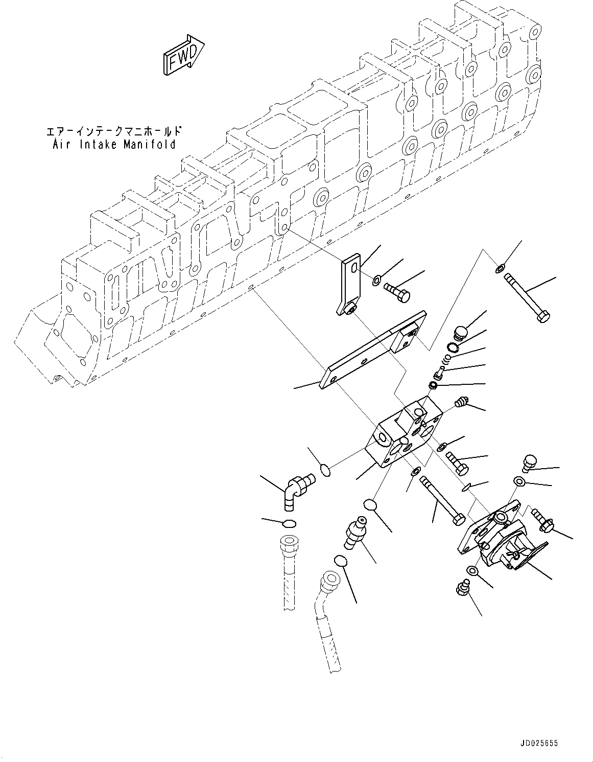 Схема запчастей Komatsu SAA12V140E-3A - ТОПЛИВОПРОВОД., ПРАВ. ГРУПП. (/) (№9-) ТОПЛИВОПРОВОД., ДЛЯ ХОЛОДН. AREA СПЕЦ-ЯIFICATION A (- DEG C), ПОДДОН ДВИГ-ЛЯ И ПОДОГРЕВАТЕЛЬ ХЛАДАГЕНТА