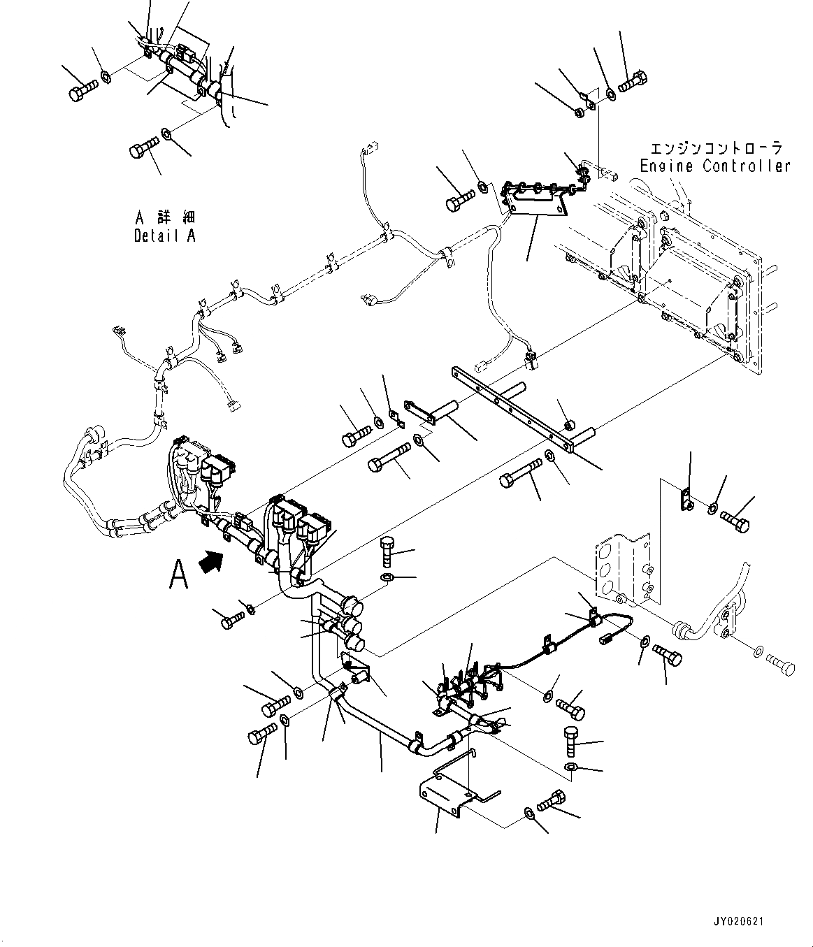 Схема запчастей Komatsu SAA12V140E-3A - ПРОВОДКА, (/7) (№7-) ПРОВОДКА, ДЛЯ ХОЛОДН. AREA СПЕЦ-ЯIFICATION A (- DEG C), EXTRA BAD ТОПЛИВН. И ПЛОХ. ТОПЛИВО СПЕЦ-ЯIFICATION, ВОДН.+DUST, ДОПОЛН. FI