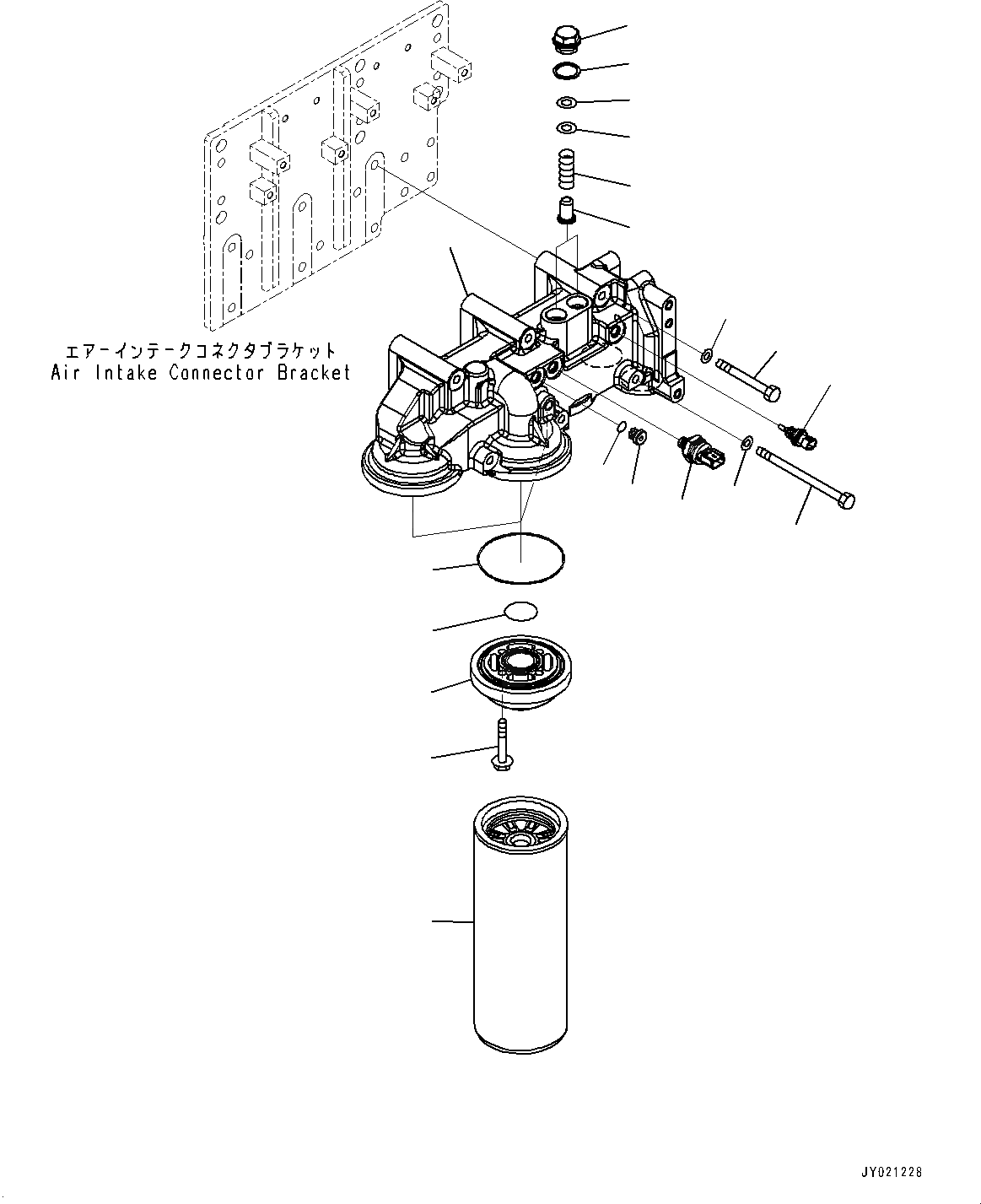 Схема запчастей Komatsu SAA6D170E-5CR - ДВИГАТЕЛЬ МАСЛ. ФИЛЬТР, ВНУТР. ЧАСТИ (№9-) ДВИГАТЕЛЬ МАСЛ. ФИЛЬТР