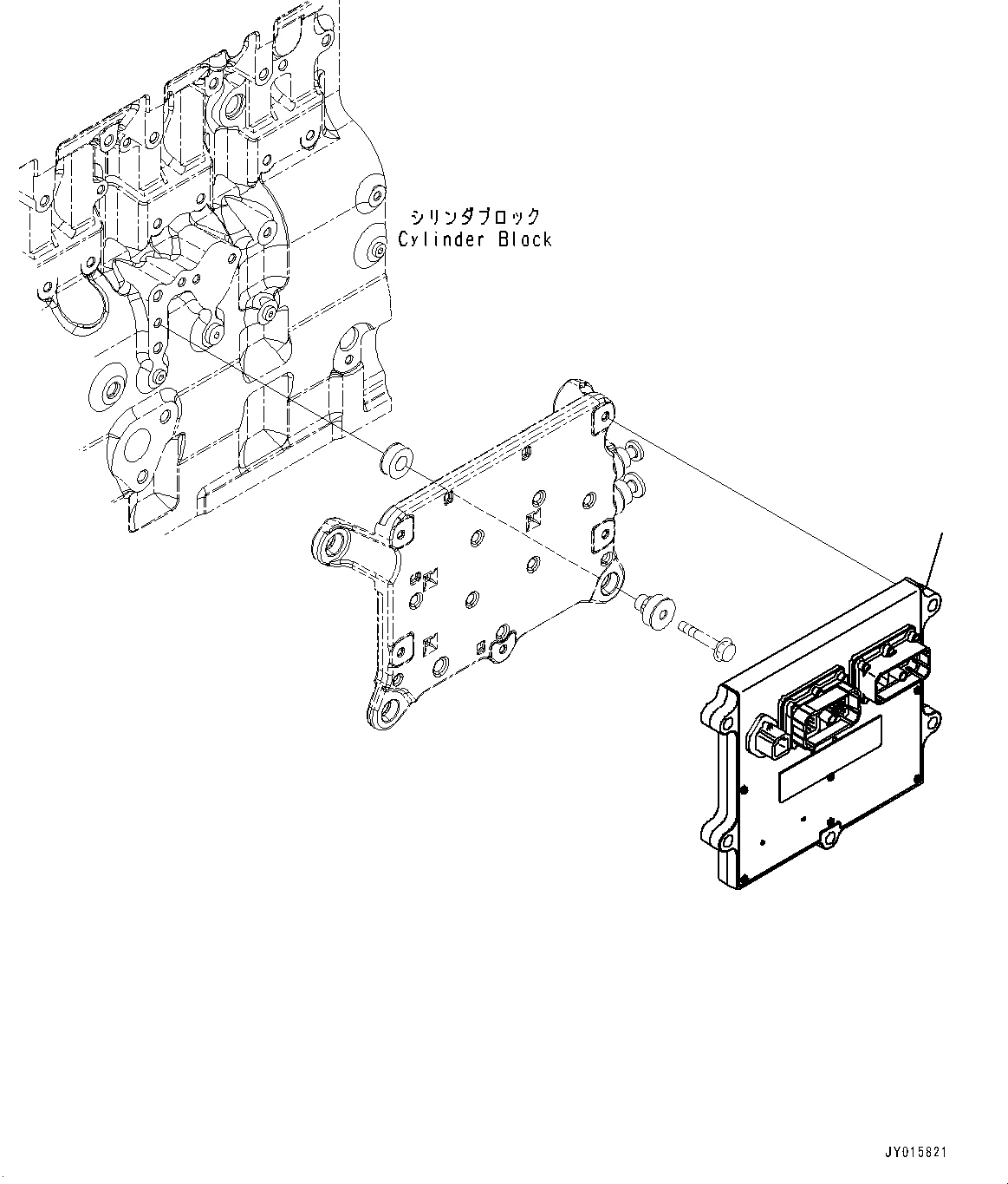 Схема запчастей Komatsu SAA6D170E-5A - УПРАВЛ-Е ДВИГАТЕЛЕМLER, ТОЛЬКО СЕРВИС (№7-) УПРАВЛ-Е ДВИГАТЕЛЕМLER