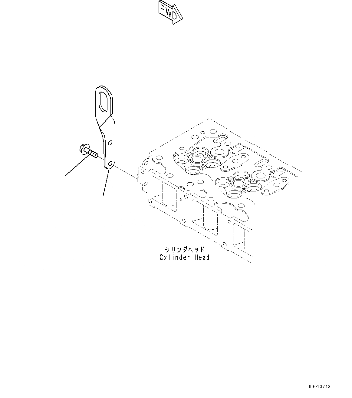 Схема запчастей Komatsu 4D94LE-2 - ДВИГАТЕЛЬ, ЗАДН. ПОДВЕСН. КРОНШТЕЙН (№7-) ДВИГАТЕЛЬ, ДЛЯ TОБОД КОЛЕСАMING DOZER