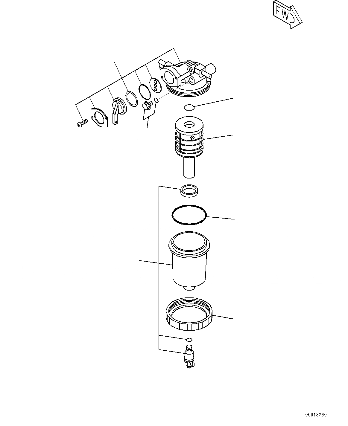 Схема запчастей Komatsu 4D94LE-2 - ДВИГАТЕЛЬ, ВОДООТДЕЛИТЕЛЬ (№7-) ДВИГАТЕЛЬ, ДЛЯ TОБОД КОЛЕСАMING DOZER