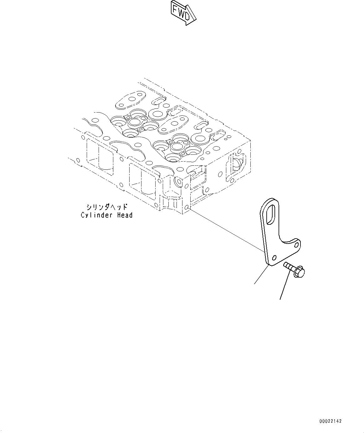 Схема запчастей Komatsu 4D94LE-2 - ДВИГАТЕЛЬ, ПЕРЕДН. ПОДВЕСН. КРОНШТЕЙН (№7-) ДВИГАТЕЛЬ, ДЛЯ TОБОД КОЛЕСАMING DOZER