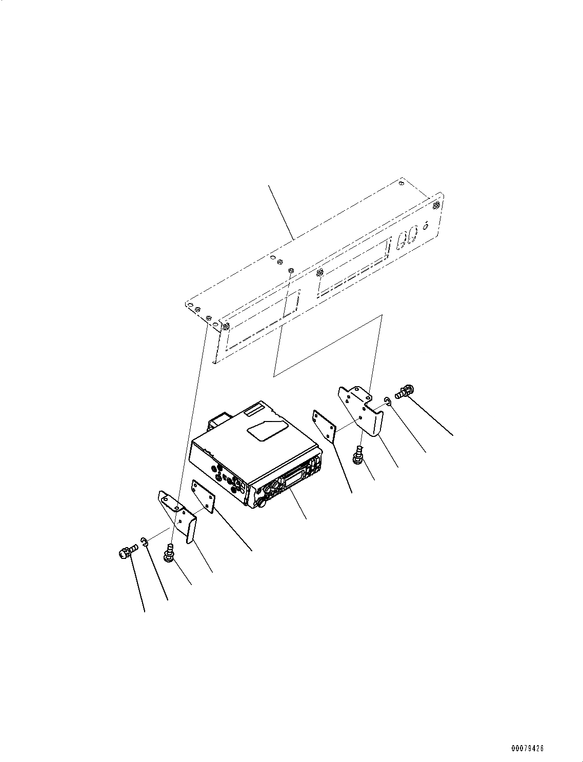Схема запчастей Komatsu WA250-6 - РАДИО (№7-) РАДИО, AM-FM STEREO РАДИО, CASSETTE, ЕСКАНАТ, ASIA И OCEANIA
