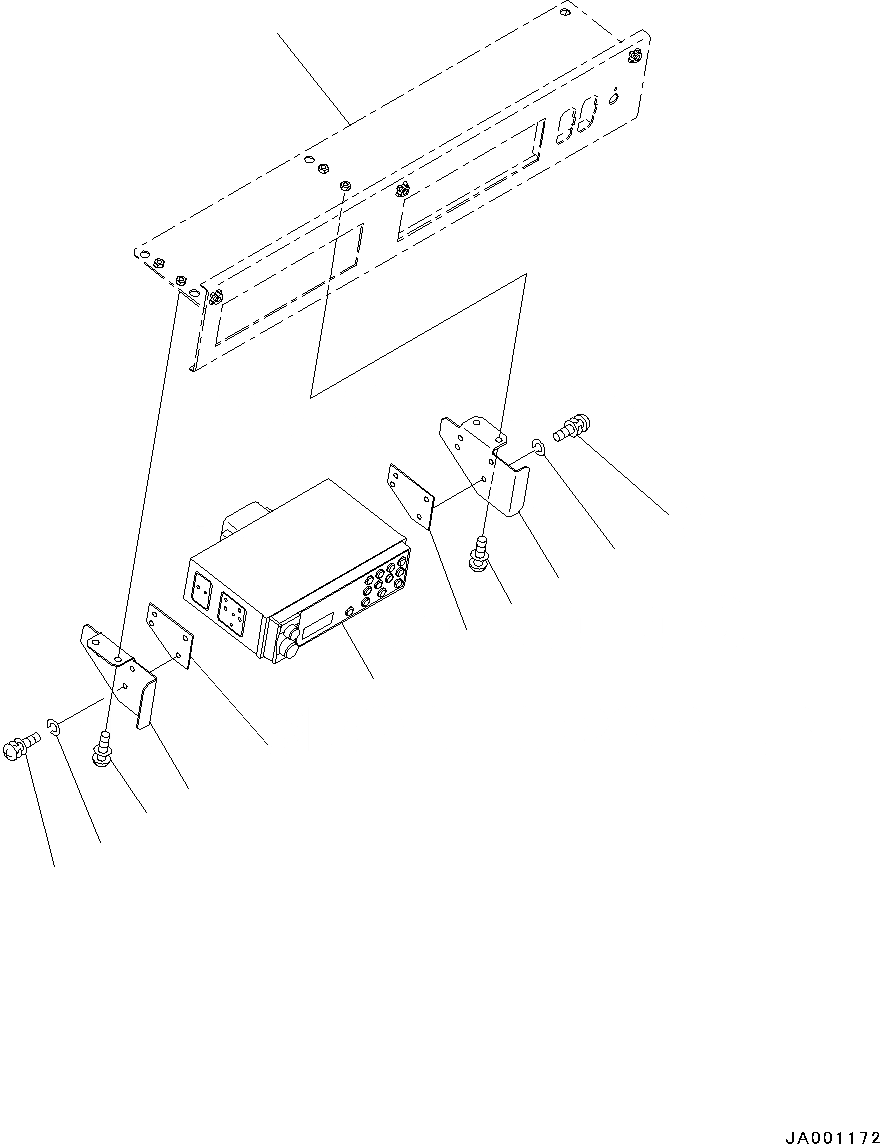 Схема запчастей Komatsu WA250-6 - РАДИО (№7-) РАДИО, AM-FM РАДИО, ЕСКАНАТ, ASIA И OCEANIA