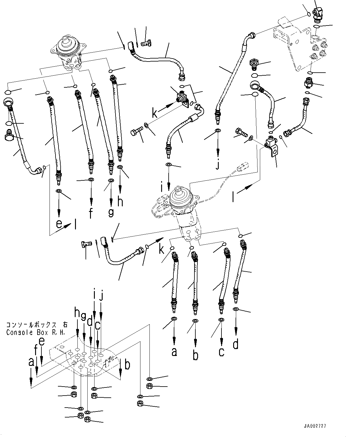 Схема запчастей Komatsu WA250-6 - УПРАВЛЕНИЕ ПОГРУЗКОЙ БЛОК, РАБОЧЕЕ ОБОРУДОВАНИЕ УПРАВЛ-Е ПРОПОРЦИОНАЛЬН. PRESSURE УПРАВЛ-Е (PPC) ТРУБЫ (№78-) УПРАВЛЕНИЕ ПОГРУЗКОЙ БЛОК, С MULTI-FUNCTION MONO РЫЧАГ И -MONO РЫЧАГ УПРАВЛ. НАВЕСН. ОБОРУД.