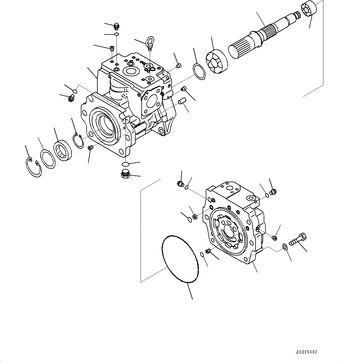 Схема запчастей Komatsu WA600-6 - ГИДРОТРАНСФОРМАТОР И ТРАНСМИССИЯ, НАСОС РУЛЕВ. УПРАВЛ-Я (/) (№8-) ГИДРОТРАНСФОРМАТОР И ТРАНСМИССИЯ, БЕЗ ТОРМОЗ. МАСЛ. СИСТЕМА ОХЛАЖДЕНИЯ