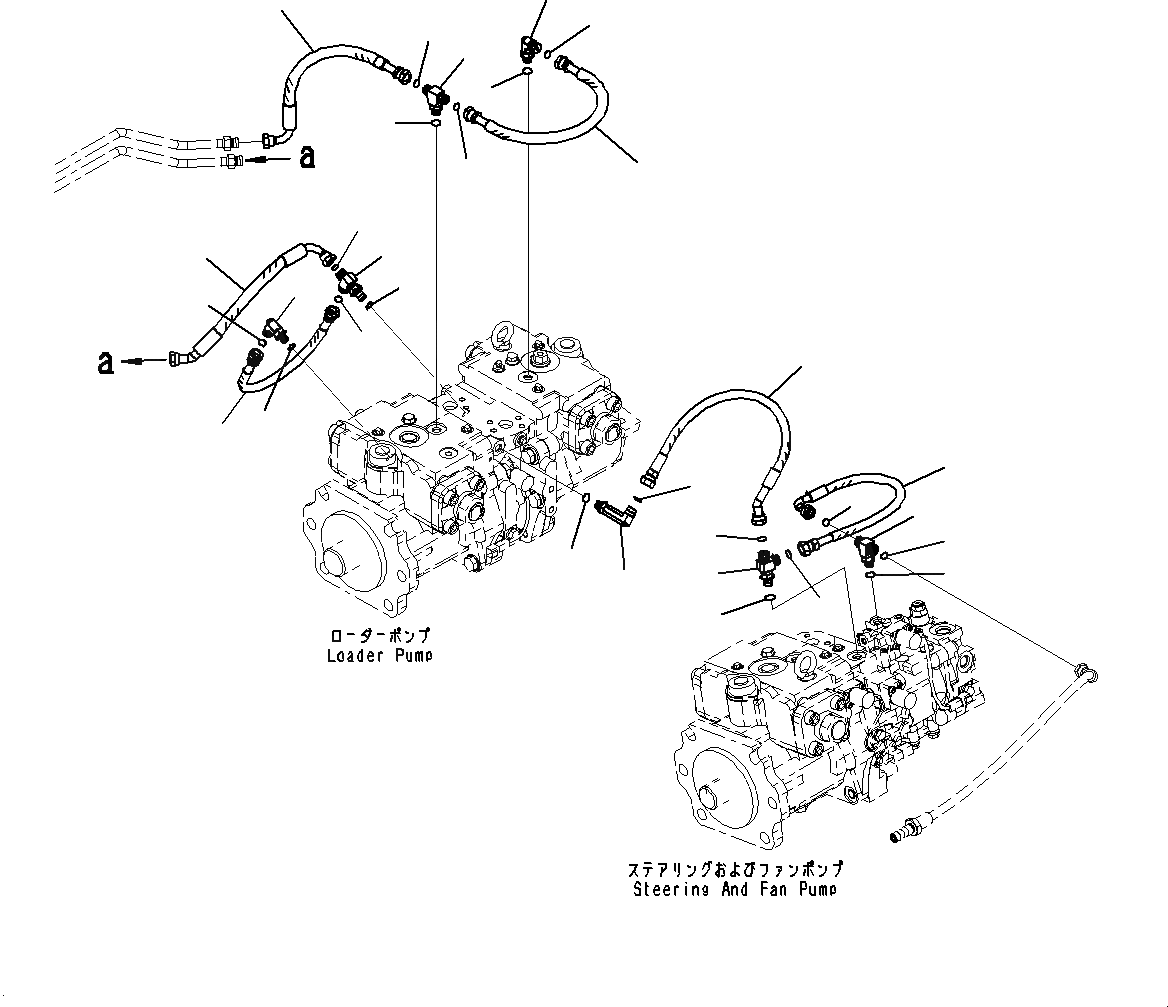 Схема запчастей Komatsu WA600-6 - ГИДРОТРАНСФОРМАТОР И ТРАНСМИССИЯ, ГЛАВН. ТРУБЫ (/) (№8-) ГИДРОТРАНСФОРМАТОР И ТРАНСМИССИЯ, НАКЛОН.ABLE РУЛЕВОЕ КОЛЕСО, ЭКСТРЕНН. РУЛЕВ. УПРАВЛЕНИЕ, АВТОМАТИЧ. УПРАВЛ-Е ТИП, ТОРМОЗ. МАСЛ. СИСТЕМА ОХЛАЖДЕНИЯ